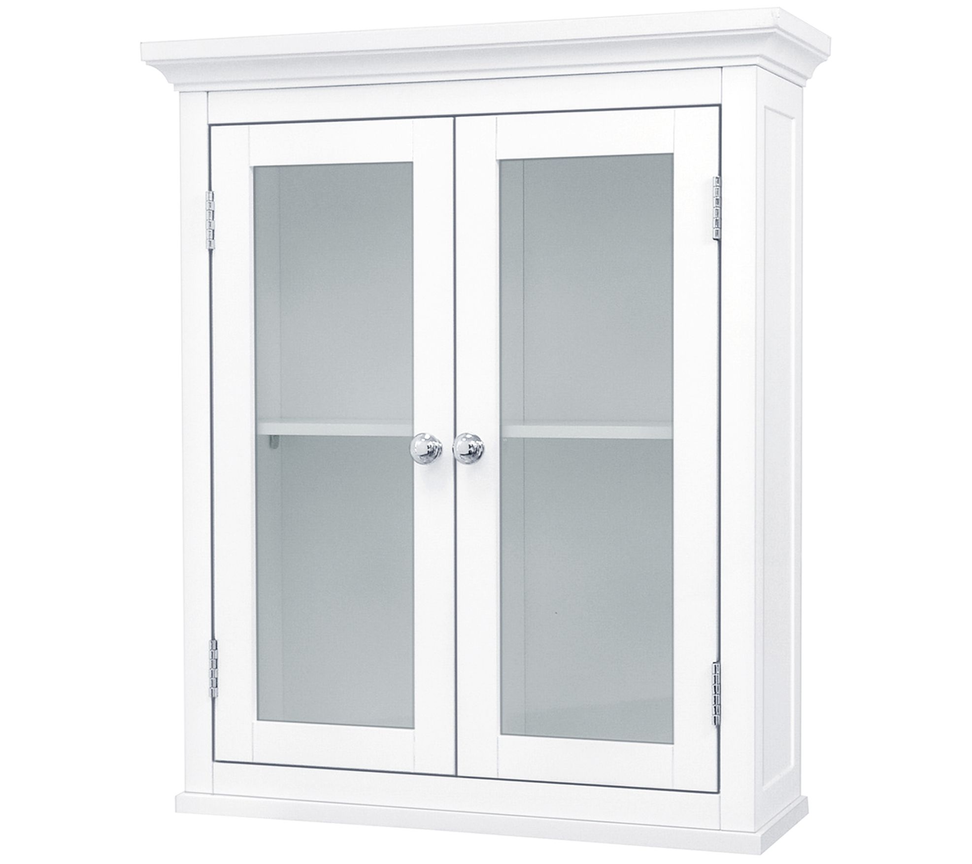 Teamson Home Removable Wall Cabinet w/2 Doors, White