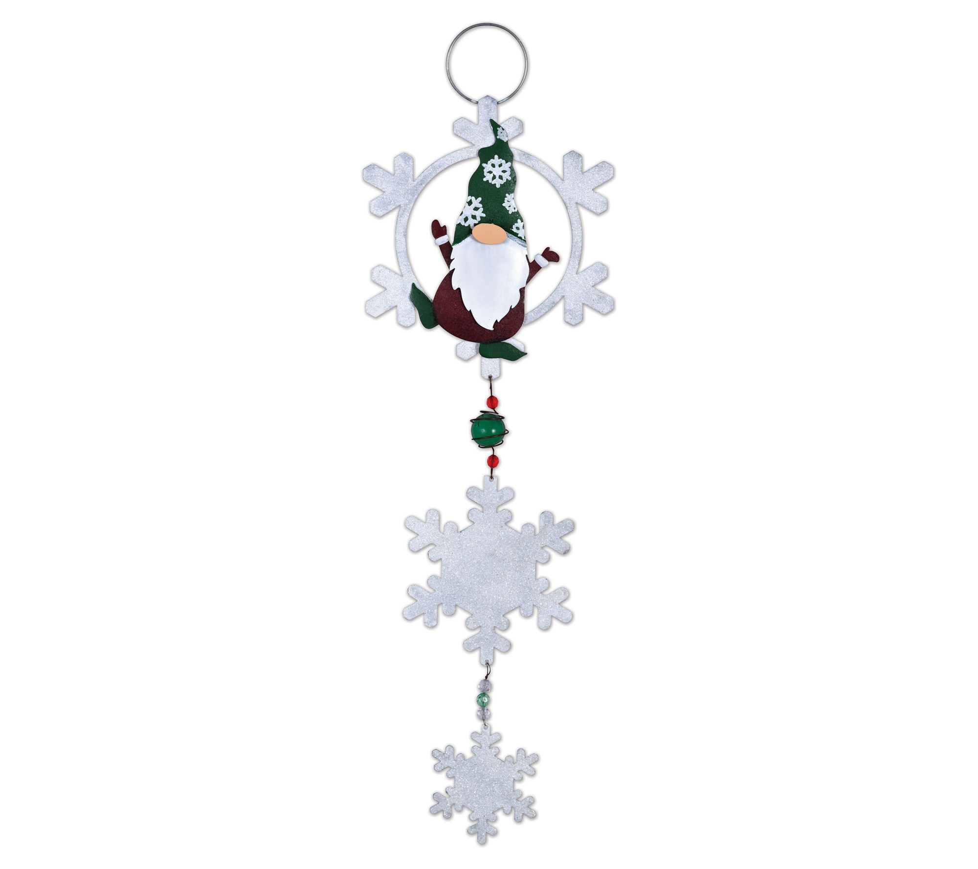 Sunset Vista Designs White Wooden Snowflake 18 