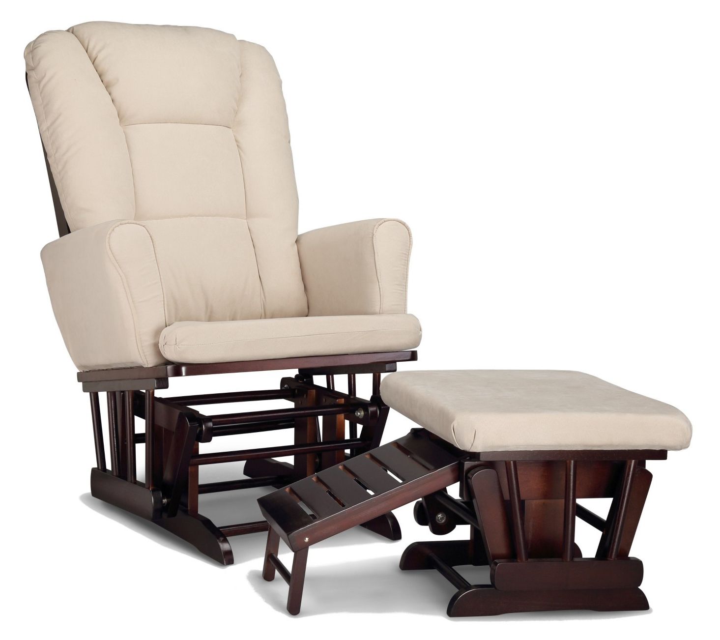 Graco Sterling SemiUpholstered Glider and Nurs ing Ottoman