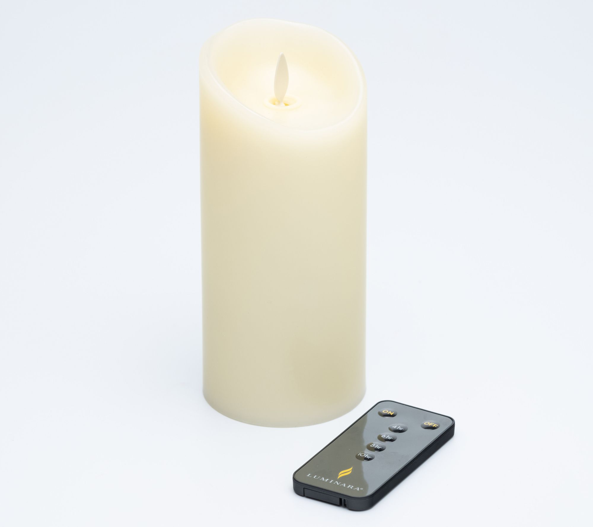 Luminara 6.5" Tall Unscented Flameless Candle with Remote