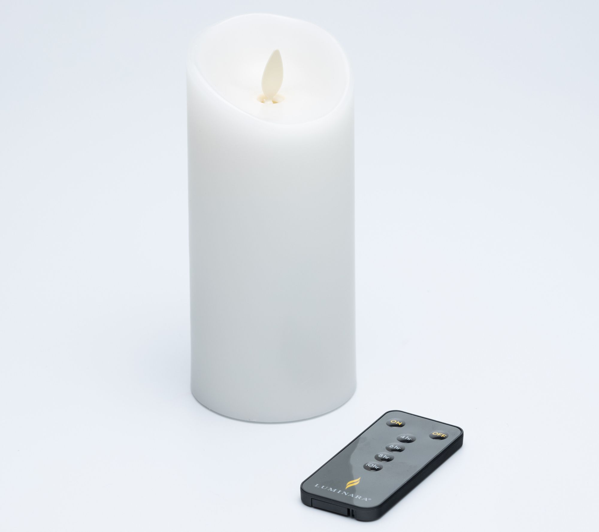 Luminara 6.5" Tall Unscented Flameless Candle with Remote