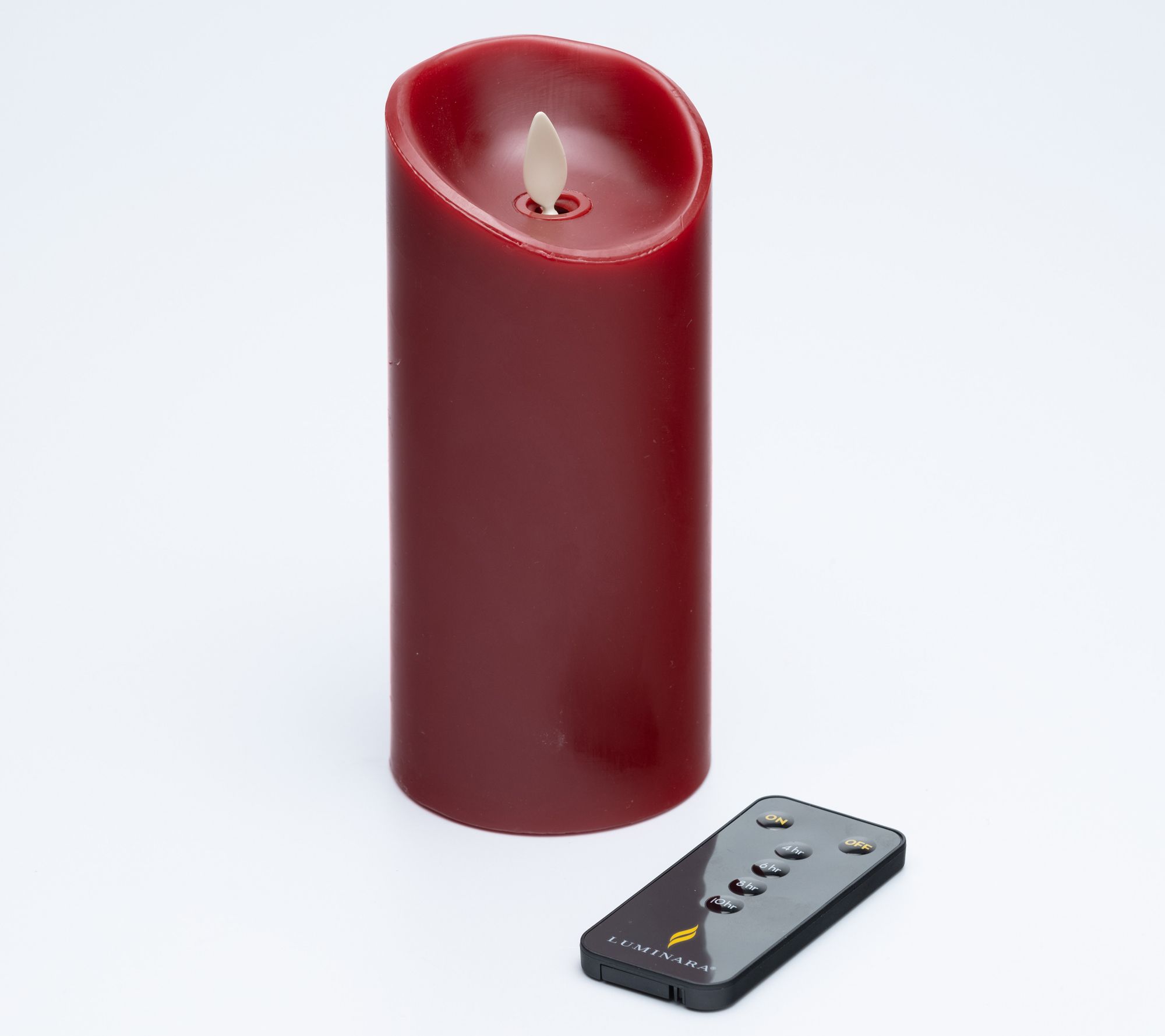 Luminara 6.5" Tall Unscented Flameless Candle with Remote