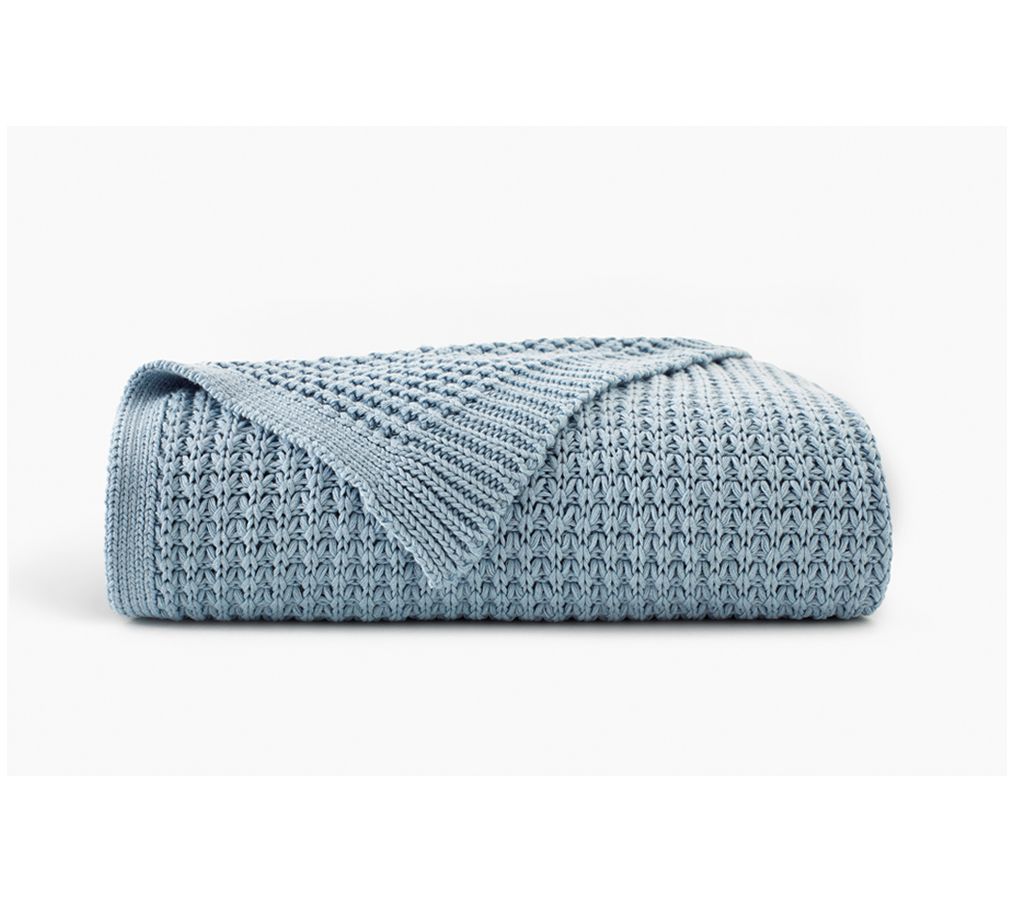 Truly Soft Chunky Knit Cotton Throw Blanket - QVC.com
