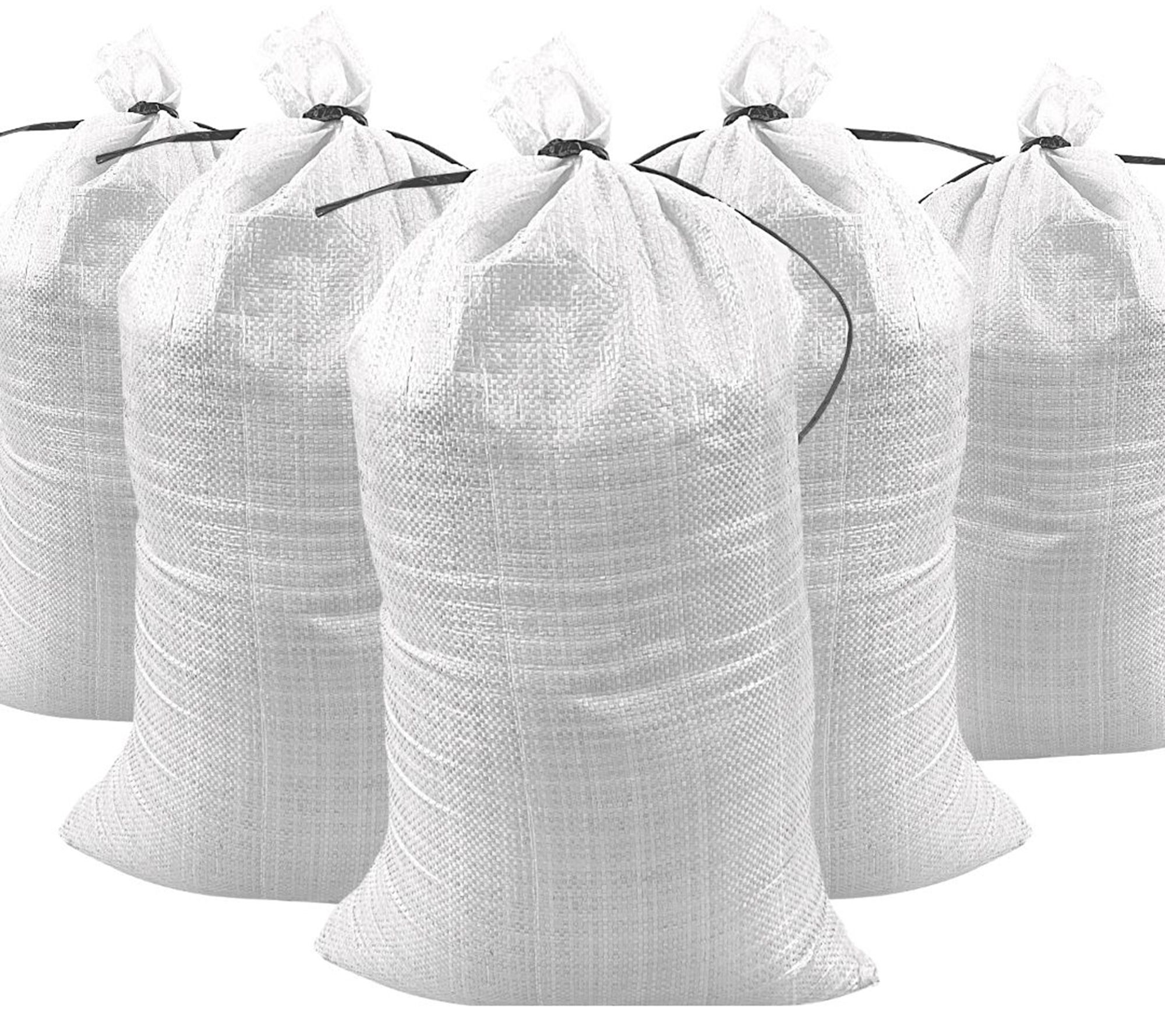DuraSack 100 Pa ck Heavy Duty E mpty Sand Bags with Tie String