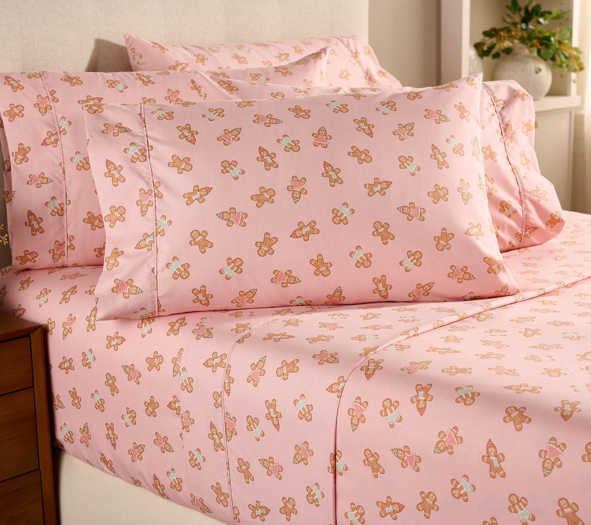 Home Reflections Double Brushed Holiday Icon Sheet Set