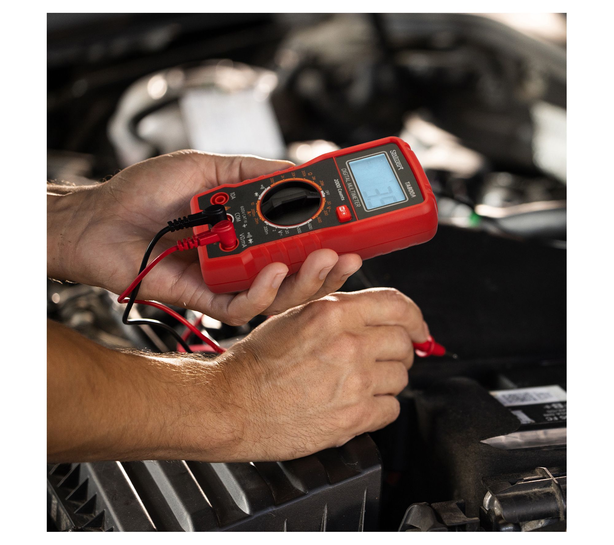 Stalwart Multimeter Voltage Tester Digital Volt  Meter