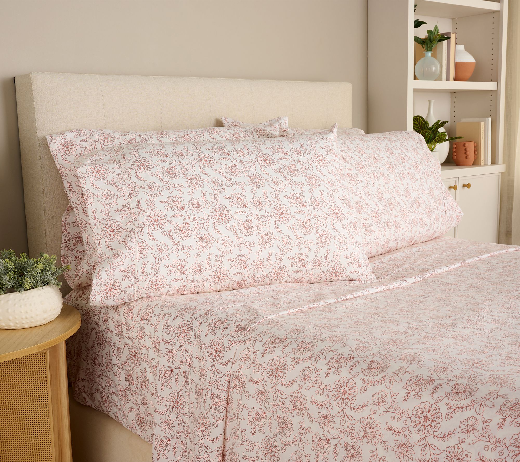 Home Reflections Double Brushed Harvest Sheet Set