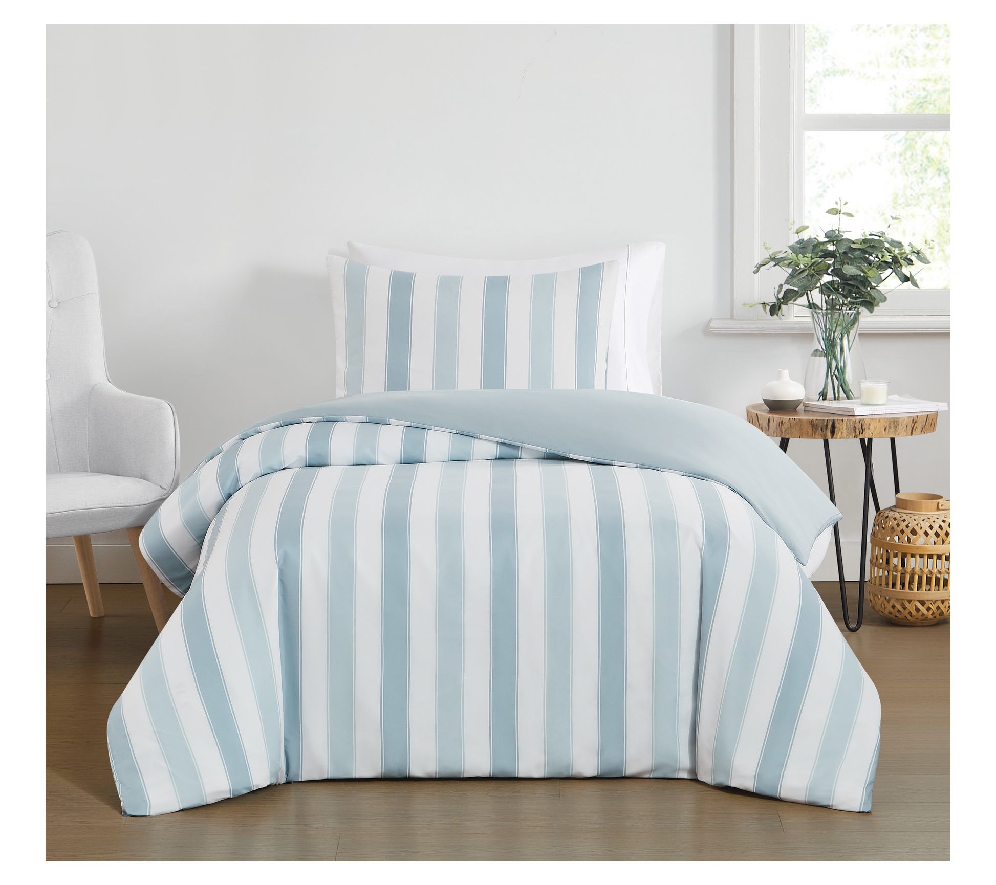 Truly Soft Aiden Stripe Twin/Twin XL 2 Piece Comforter Set