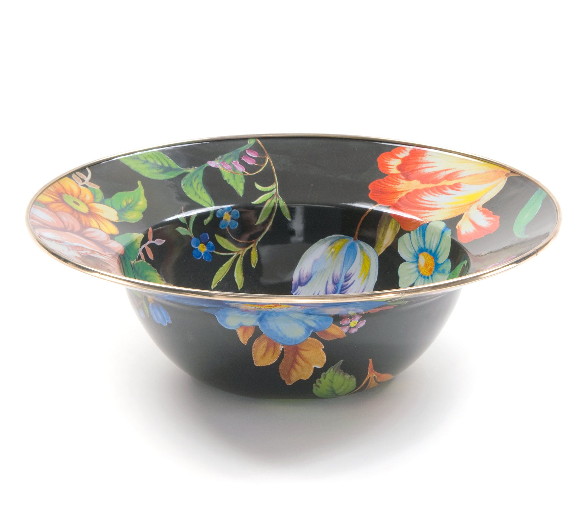 "As Is" Mackenzie- Childs Enamel Serving Bowl