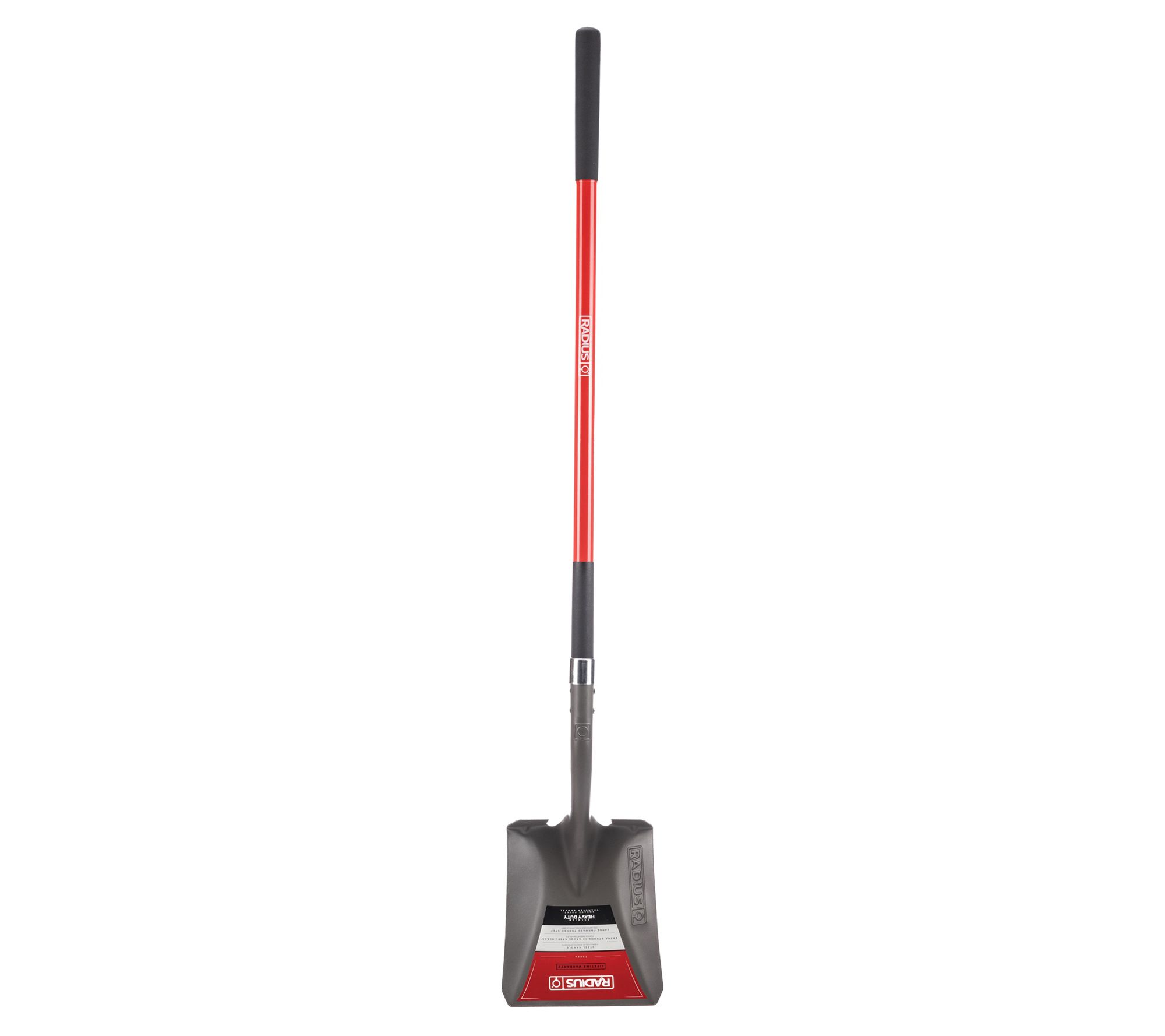 Radius Garden Premium 58"L Square-Point Shovel / Steel Handle