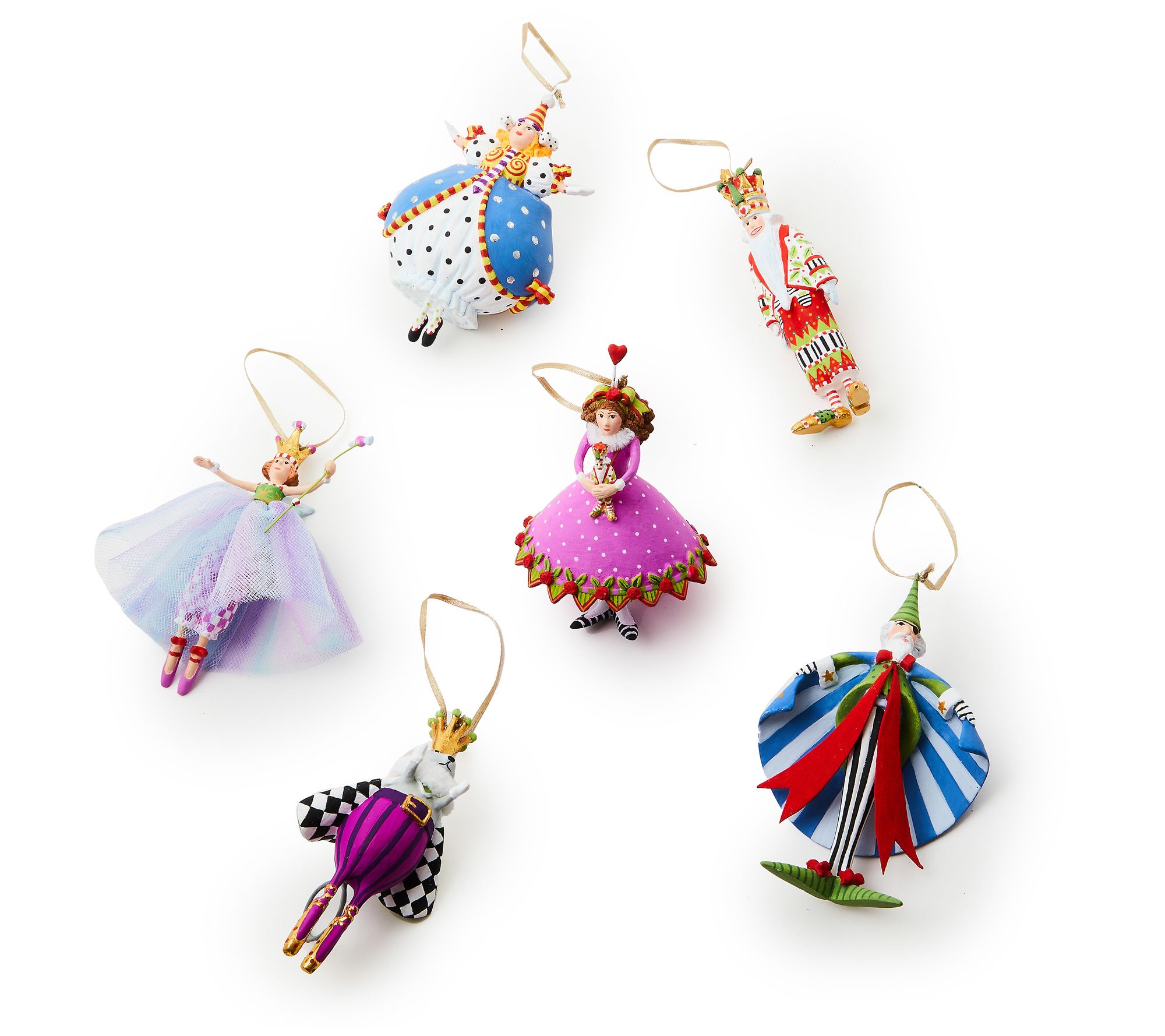MacKenzie-Childs Nutcracker Suite Mini Ornament Set