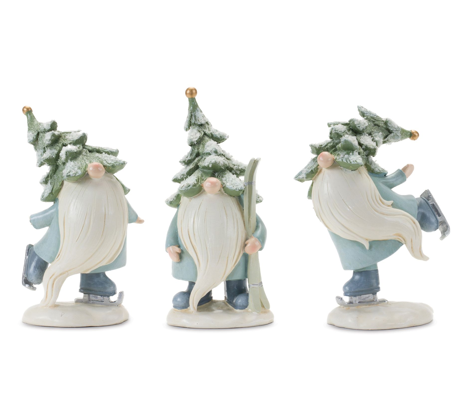 Melrose Gnome with Skis and Skates (Set of 3)