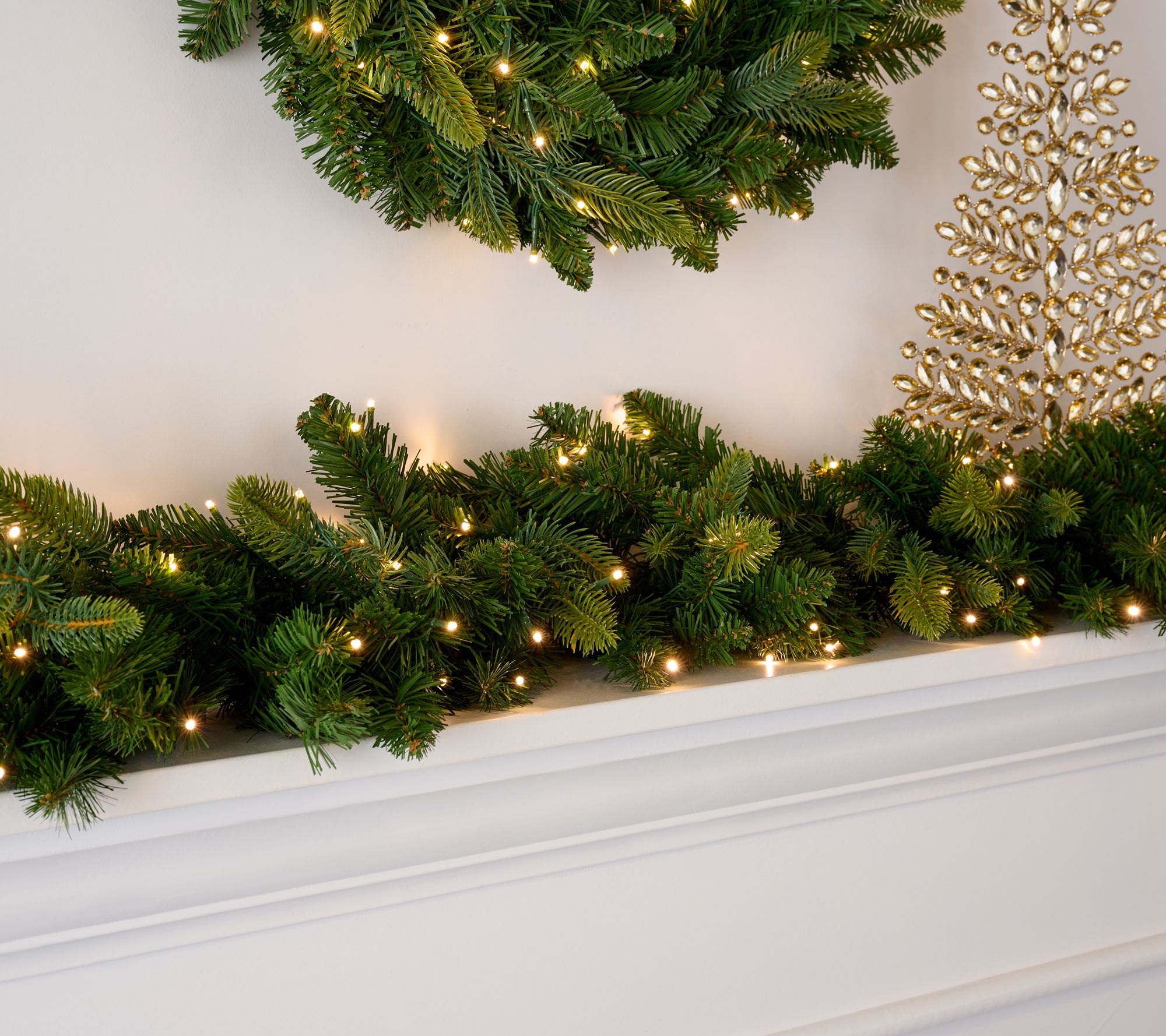"As Is" Bethlehem Lights 72" Garland with Micro LEDs