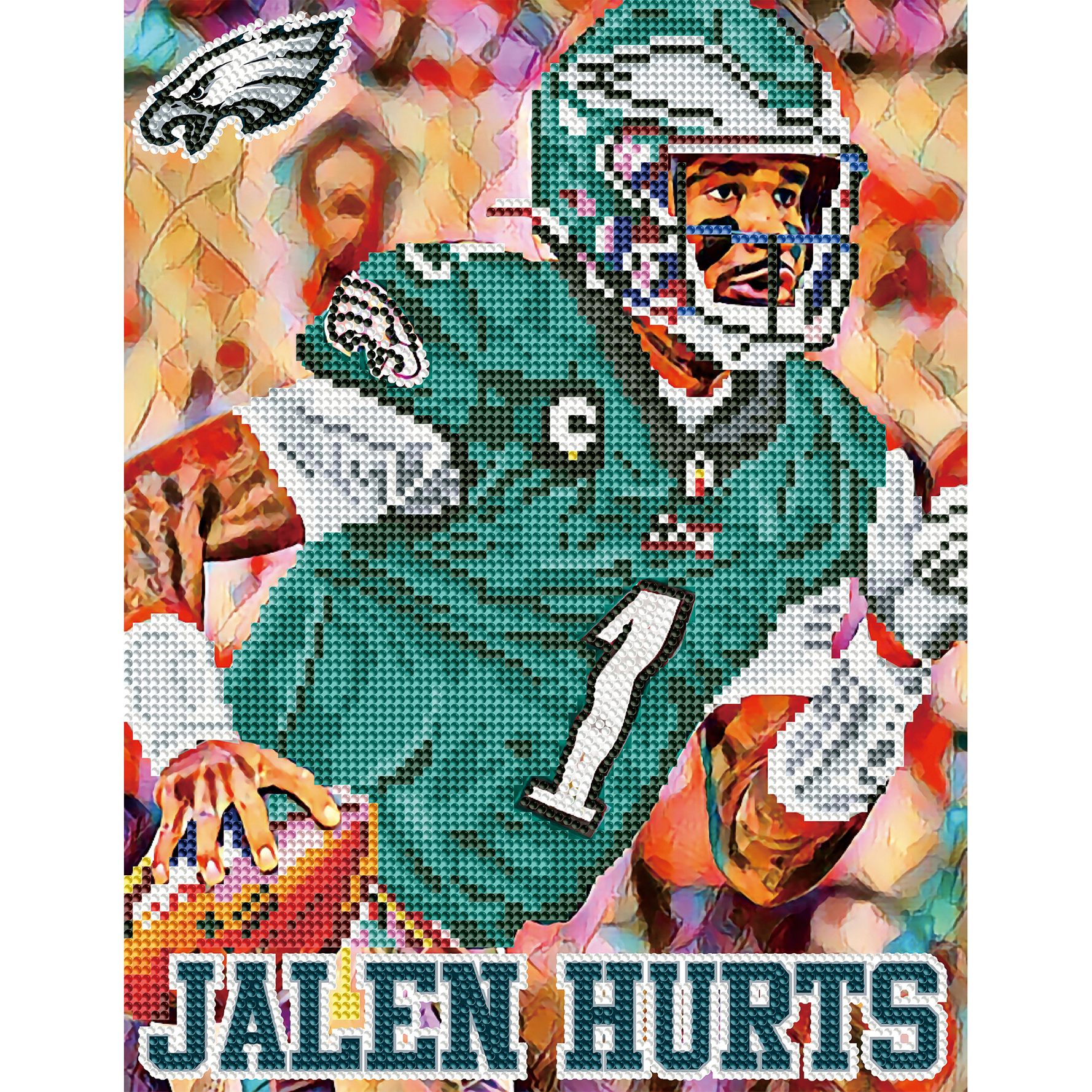 SPORTICULTURE Philadelphia Eagles Jalen Hurts Painting Kit