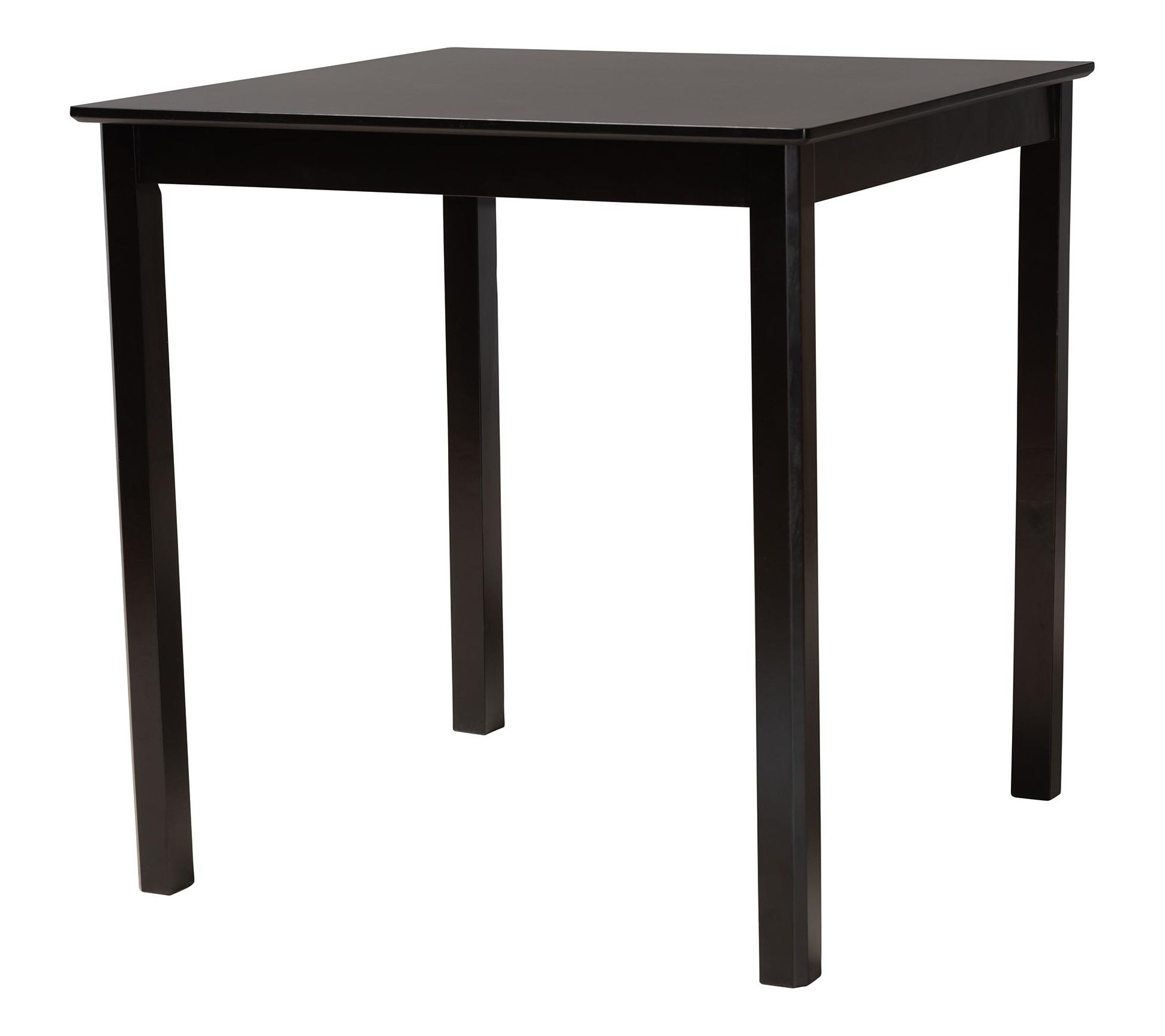 Baxton Studio L enoir Brown Woo d Counter Heigh t Pub Table