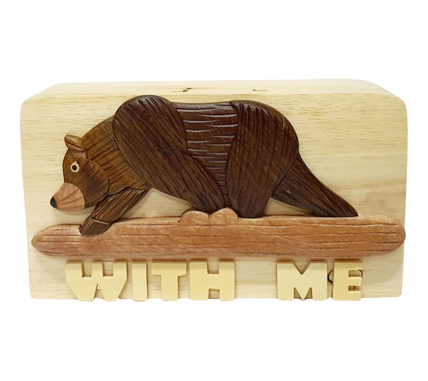 Carver Dan's Bear with Me Puzzle Box