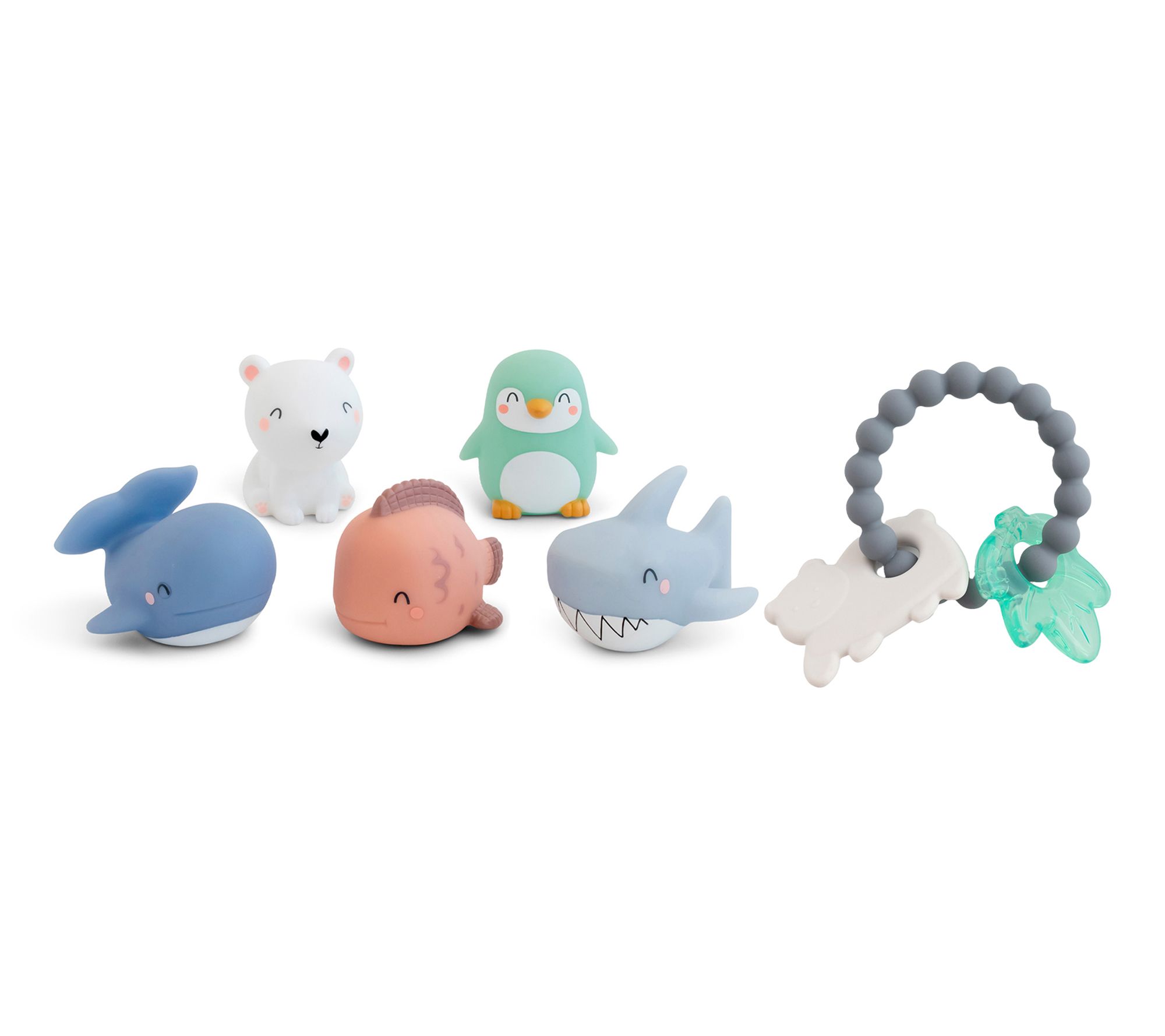 Saro "Polaris" Bath Toys + Water & Silicone Teether