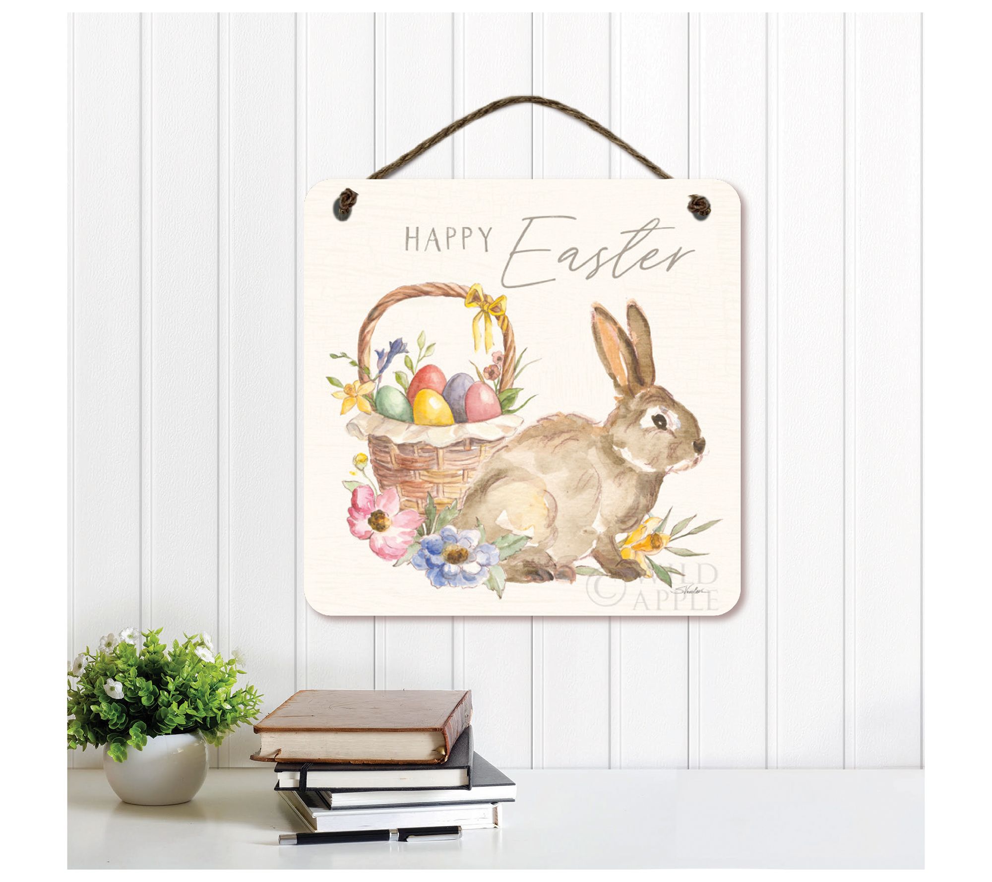 Courtside Market 45 Happy Easter VII 15x15 Artboard with Twine