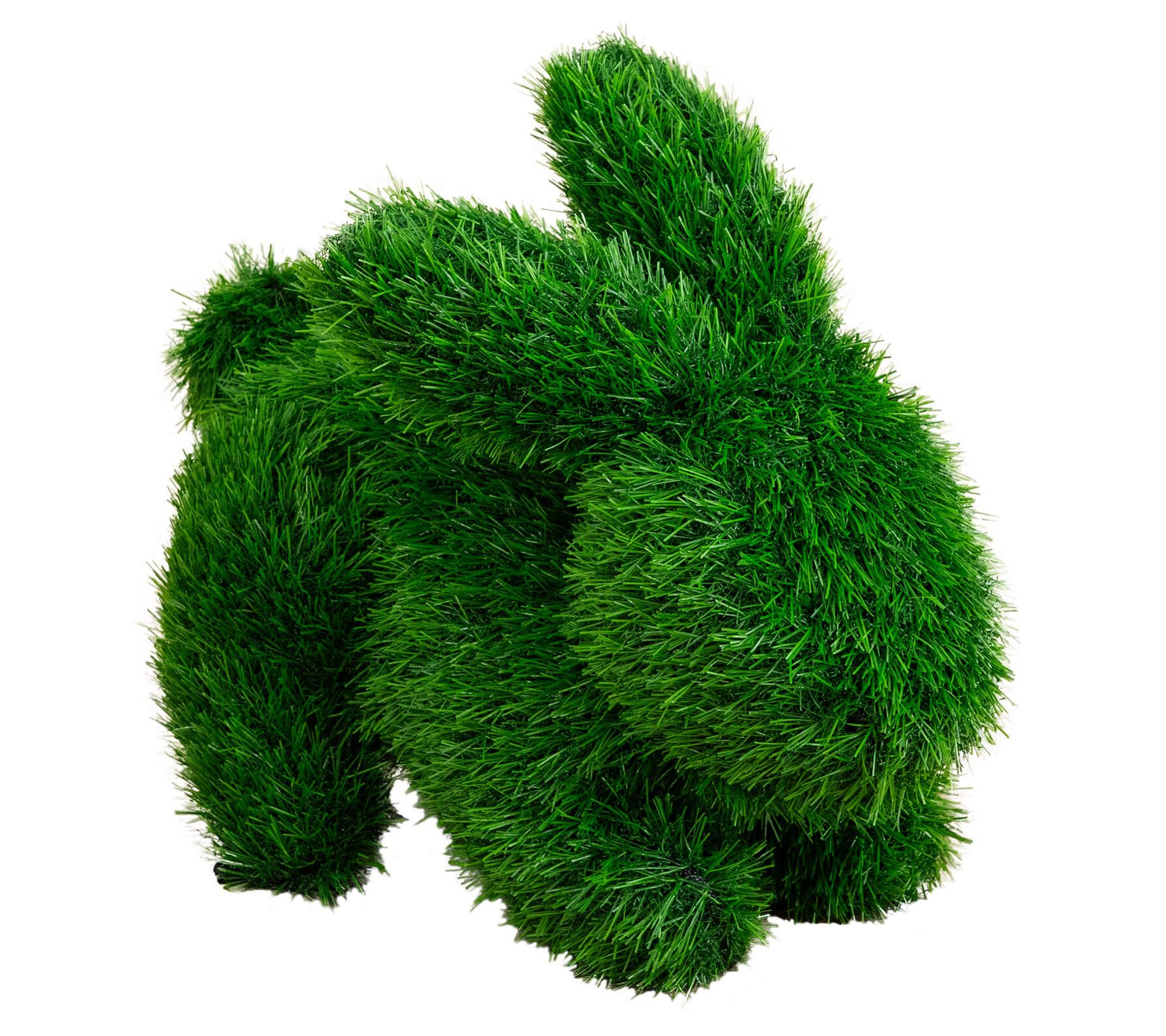 Nearly Natural 14" UV Resistant Garden TopiaryBunny