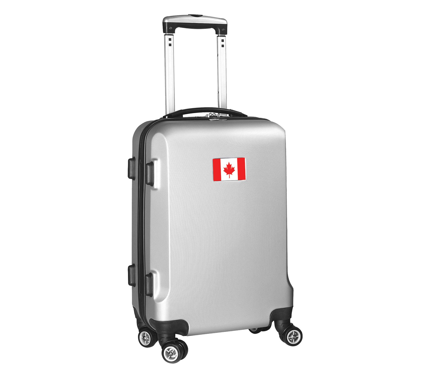 Mojo Licensing Flag 21" Carry-On Hardcase Spinner, Silver