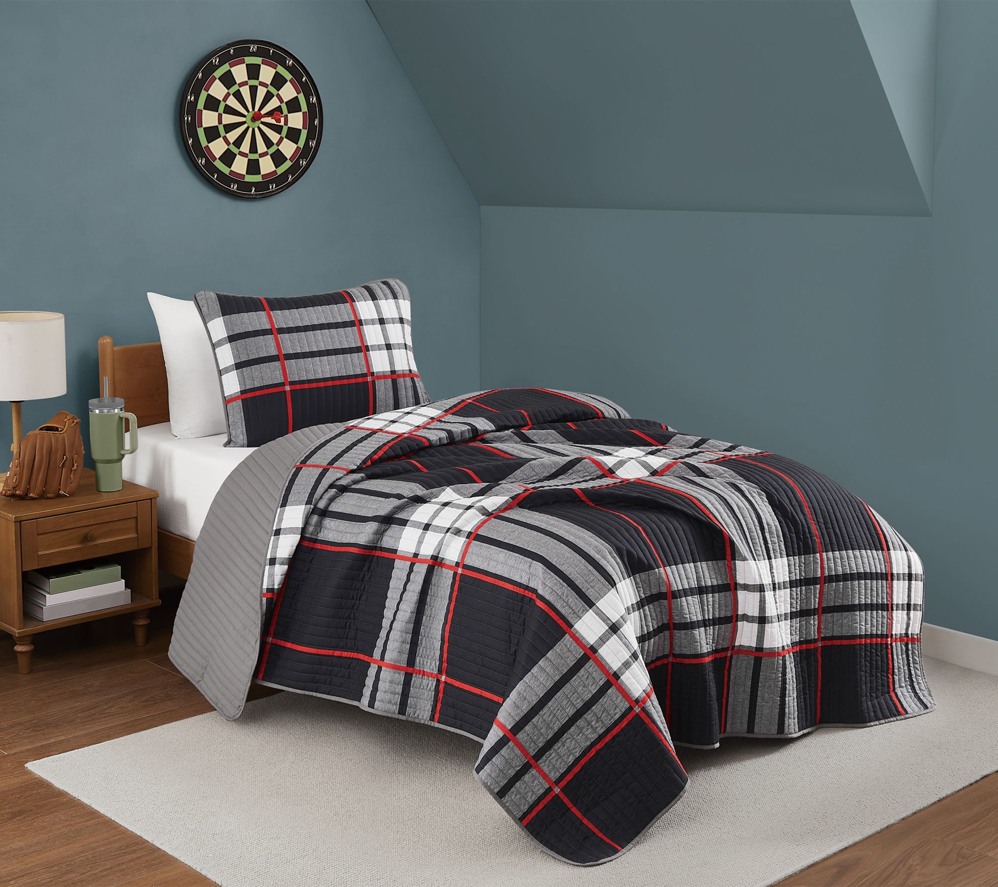 Truly Soft Danbury Plaid 2 Piece Twin XL QuiltSet