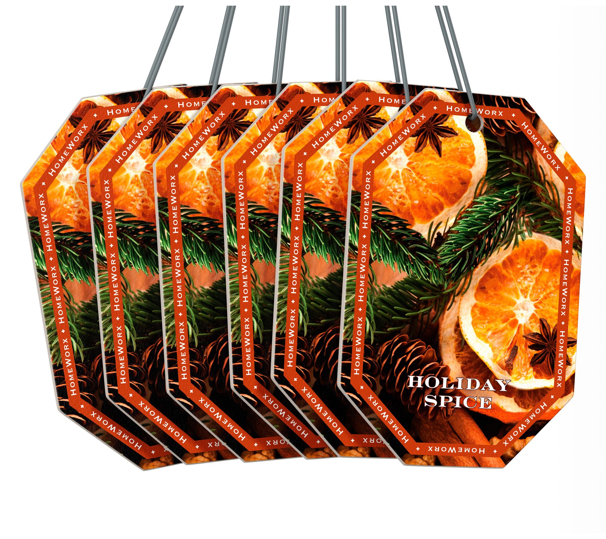 "As Is" HomeWorx by Slatkin + Co. S/6 Holiday Auto Air Fresh