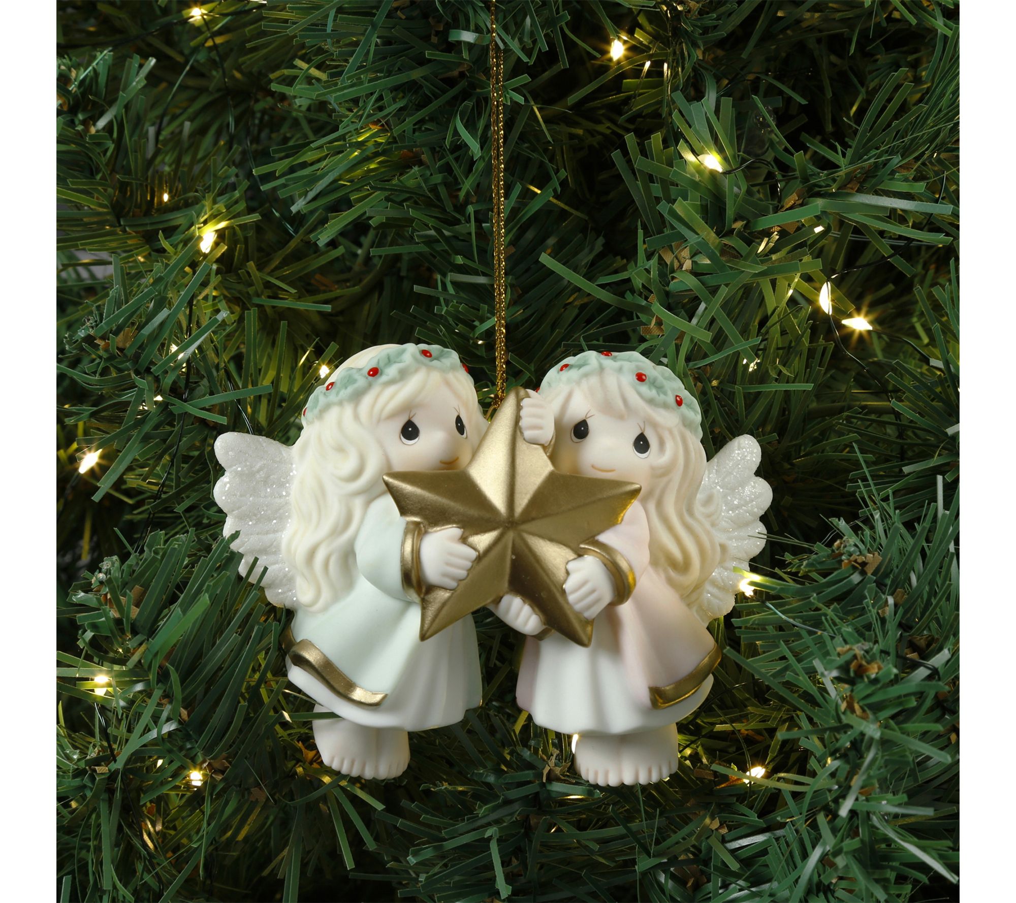Precious Moments "An Angelic Touch" Angels StarOrnament