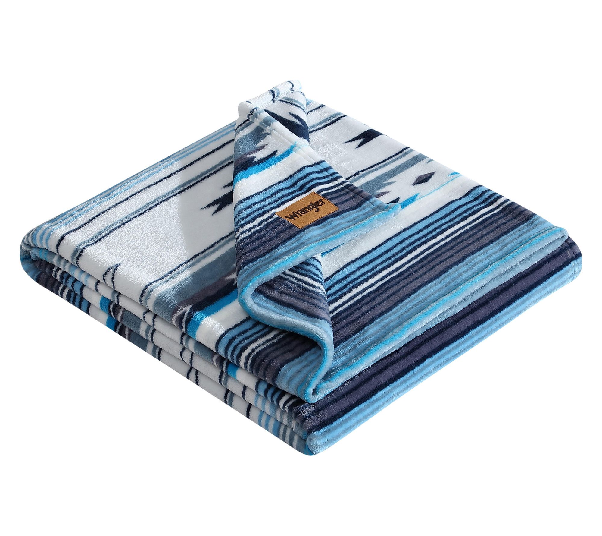 Wrangler Coyote Sands Blue Ultra Plush Fleece 50"X70" Throw