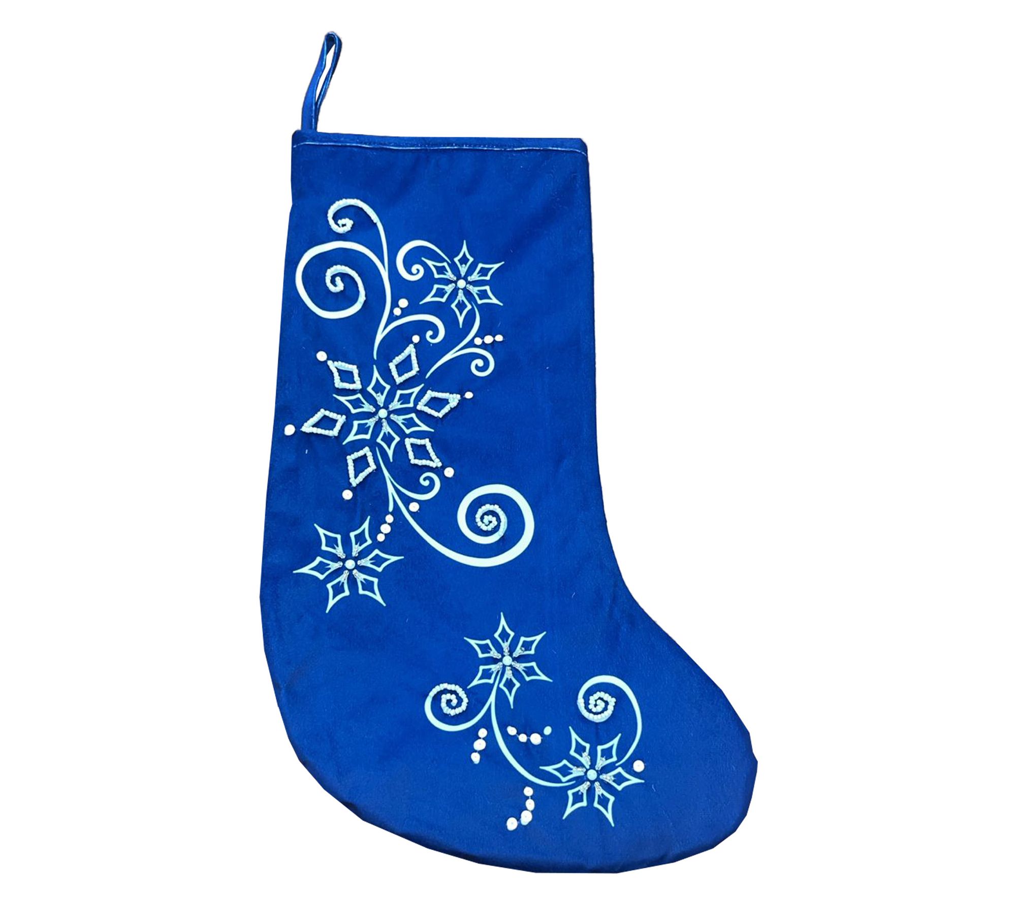 Temp-tations Stocking with Beaded Embellishments