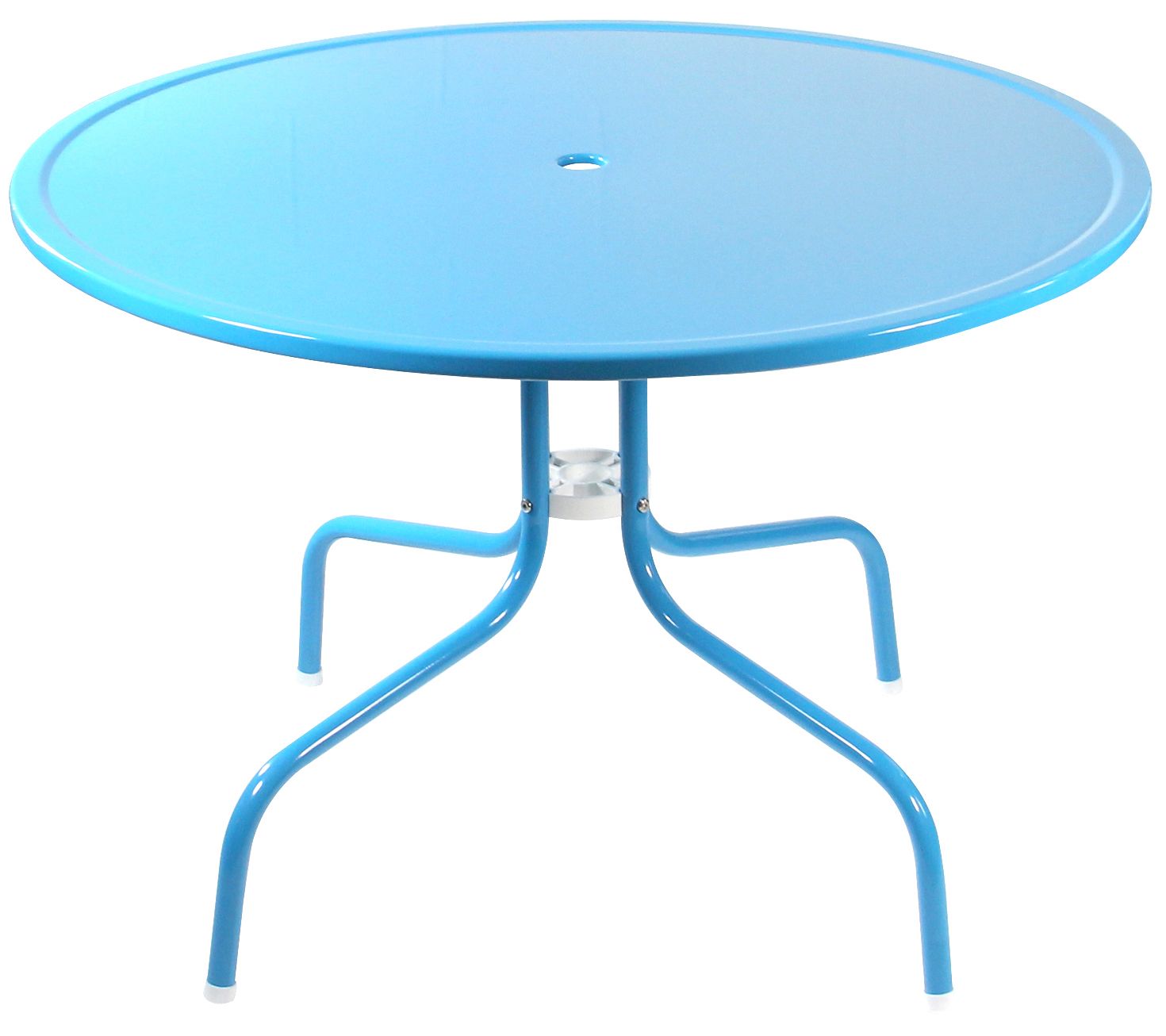 Northlight 39.25" Retro Metal Tulip Dining Table
