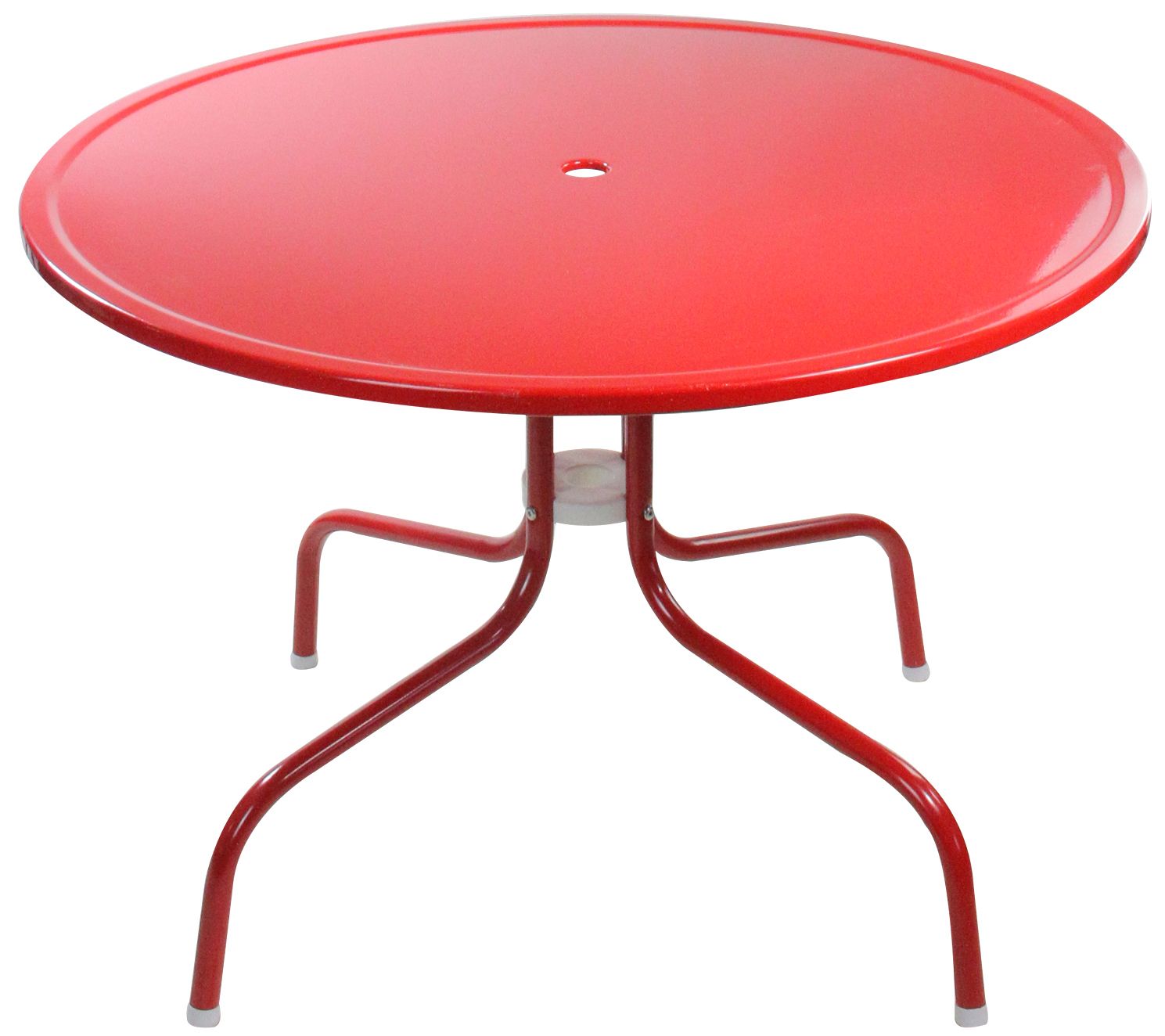 Northlight 39.25" Retro Metal Tulip Dining Table
