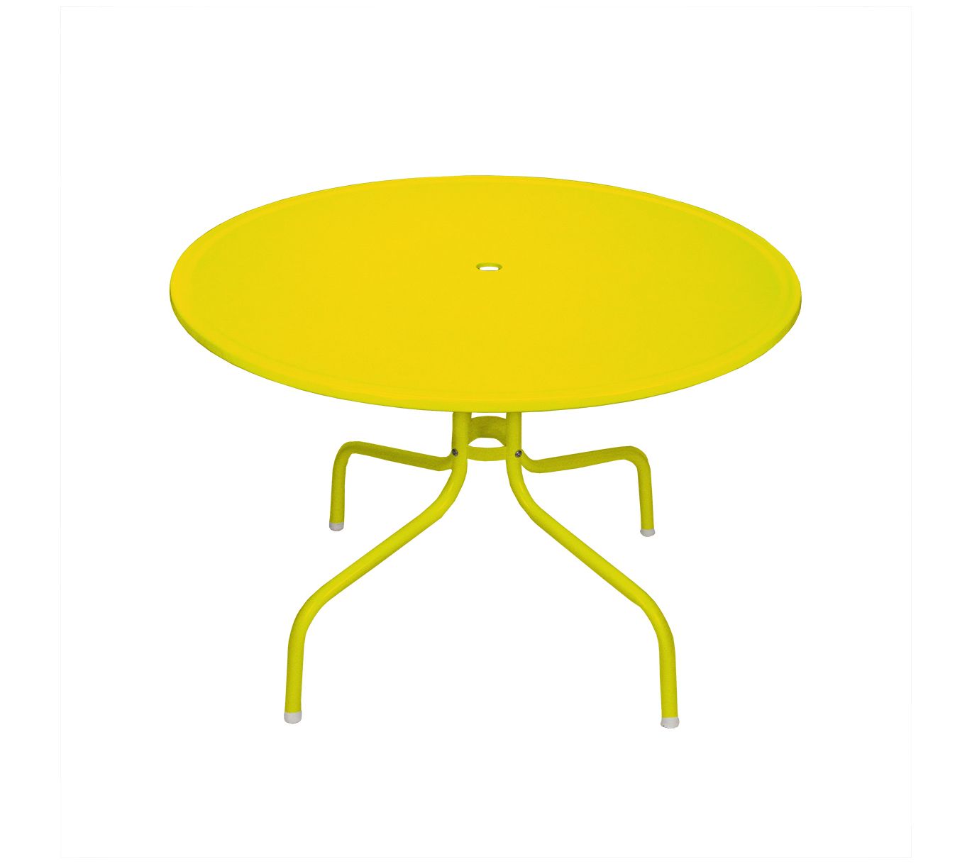 Northlight 39.25" Retro Metal Tulip Dining Table