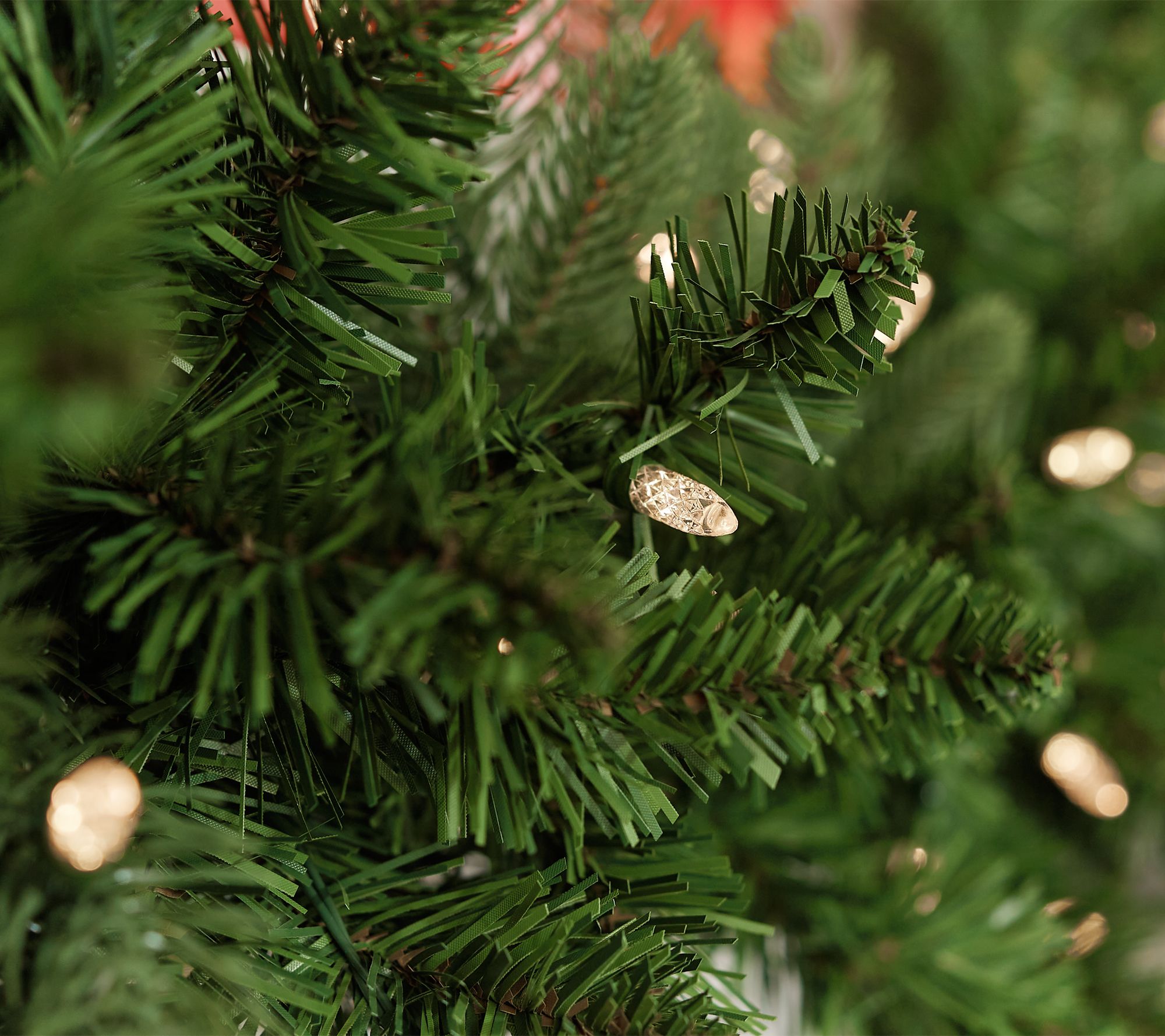 "As Is" Bethlehem Lights 48" Green Color Flip Swag