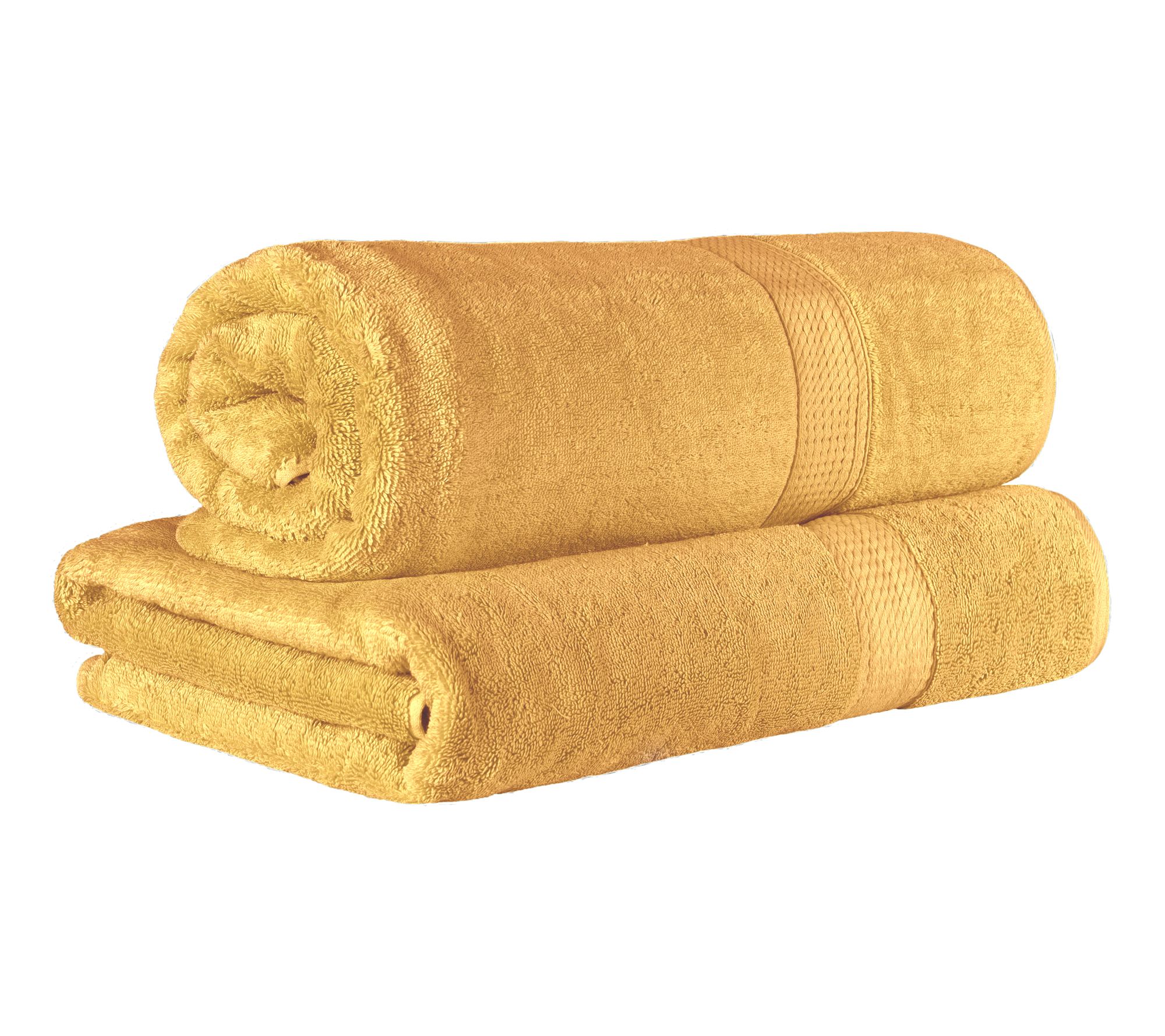 Superior 900GSM Egyptian Cotto n Absorbent 2-P iece Bath Set Set