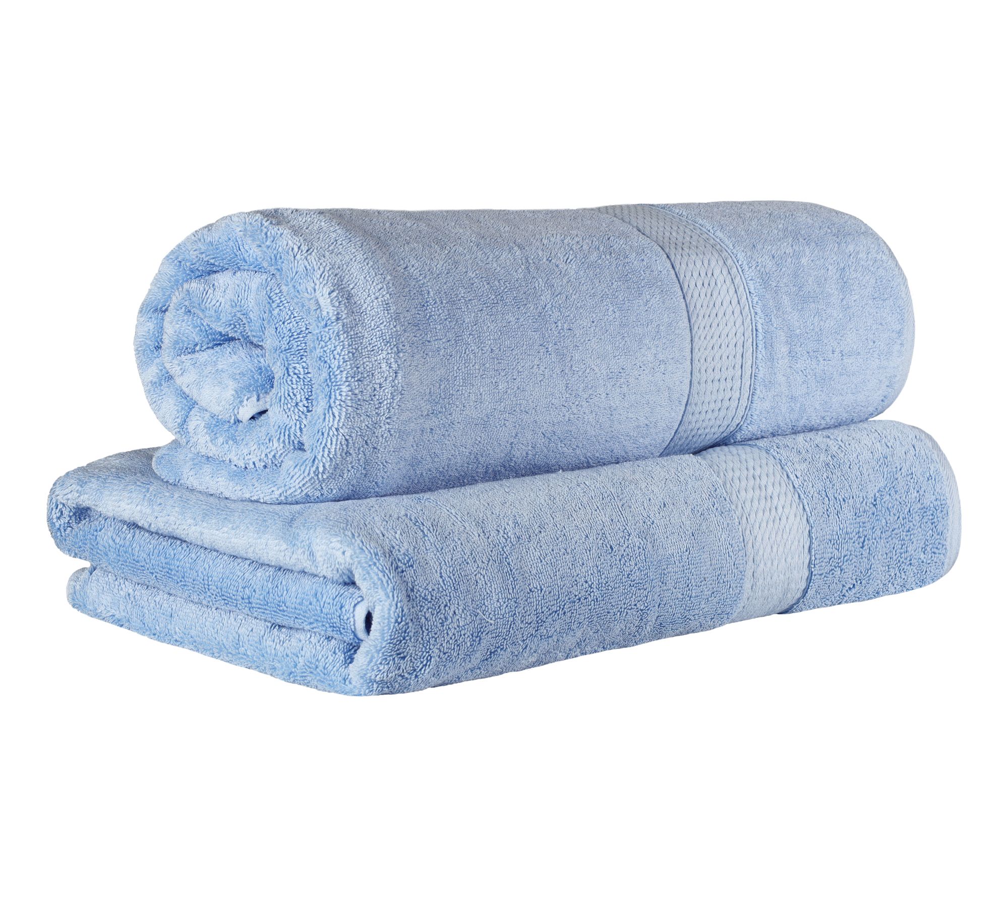 Superior Egyptian Cotton Solid Quick-Drying 2 PBath Set