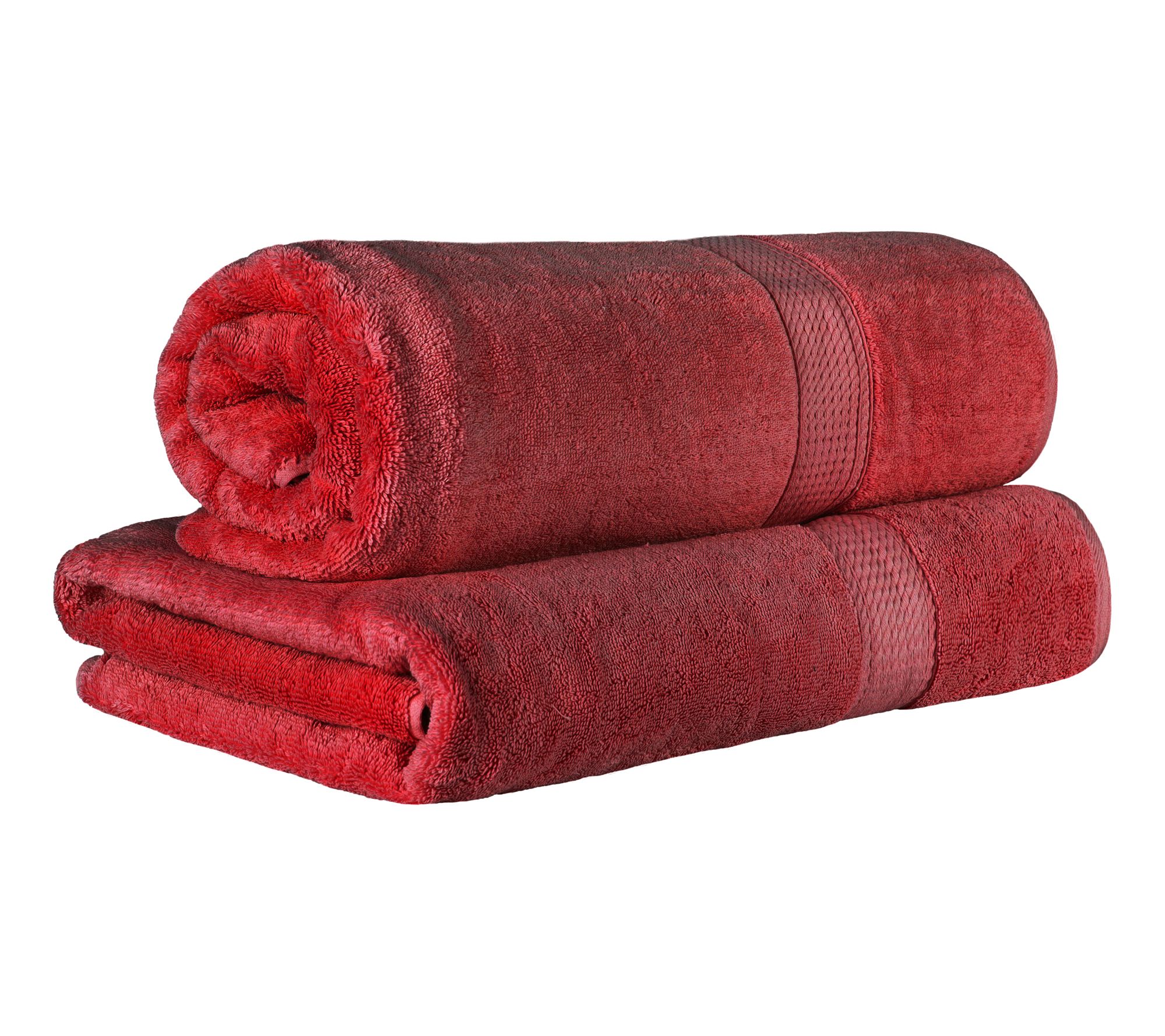 Superior Egyptian Cotton Solid Quick-Drying 2 PBath Set