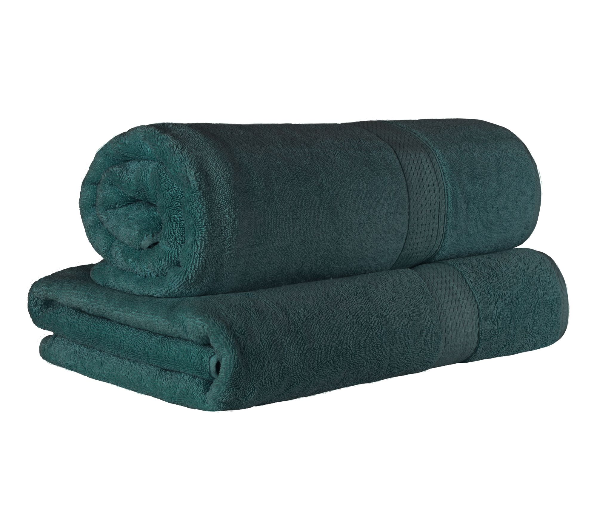 Superior Egyptian Cotton Solid Quick-Drying 2 PBath Set