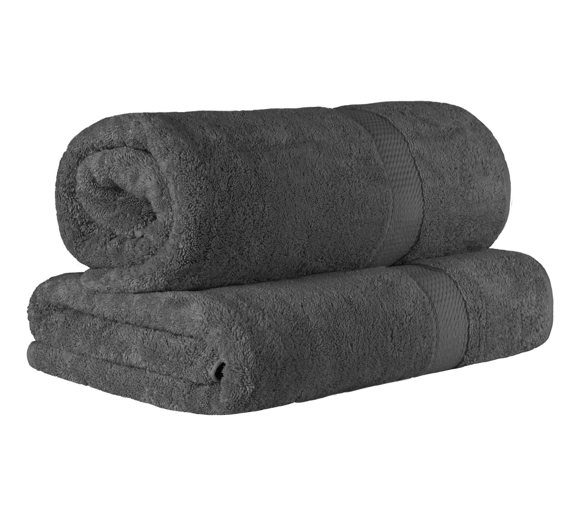 Superior Egyptian Cotton Solid Quick-Drying 2 Pc Bath Set