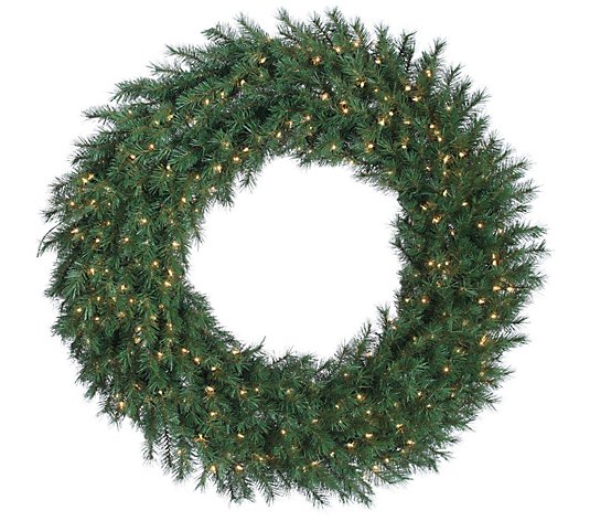 48" Aspen Spruce Wreath w/ 250 Lights by Sterling Co.