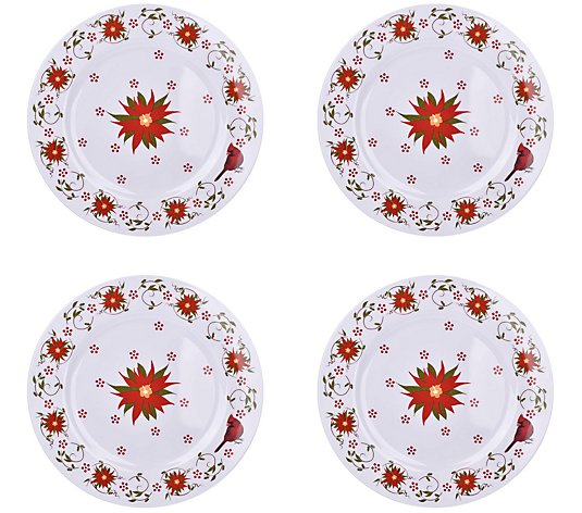 Temp-tations Seasonal Set of (4) Printed Charger Plates