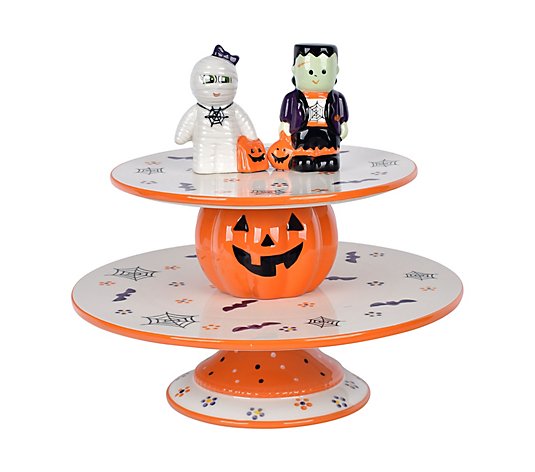 Temp-tations Special Edition Boofetti Figural Tiered Cake Plate