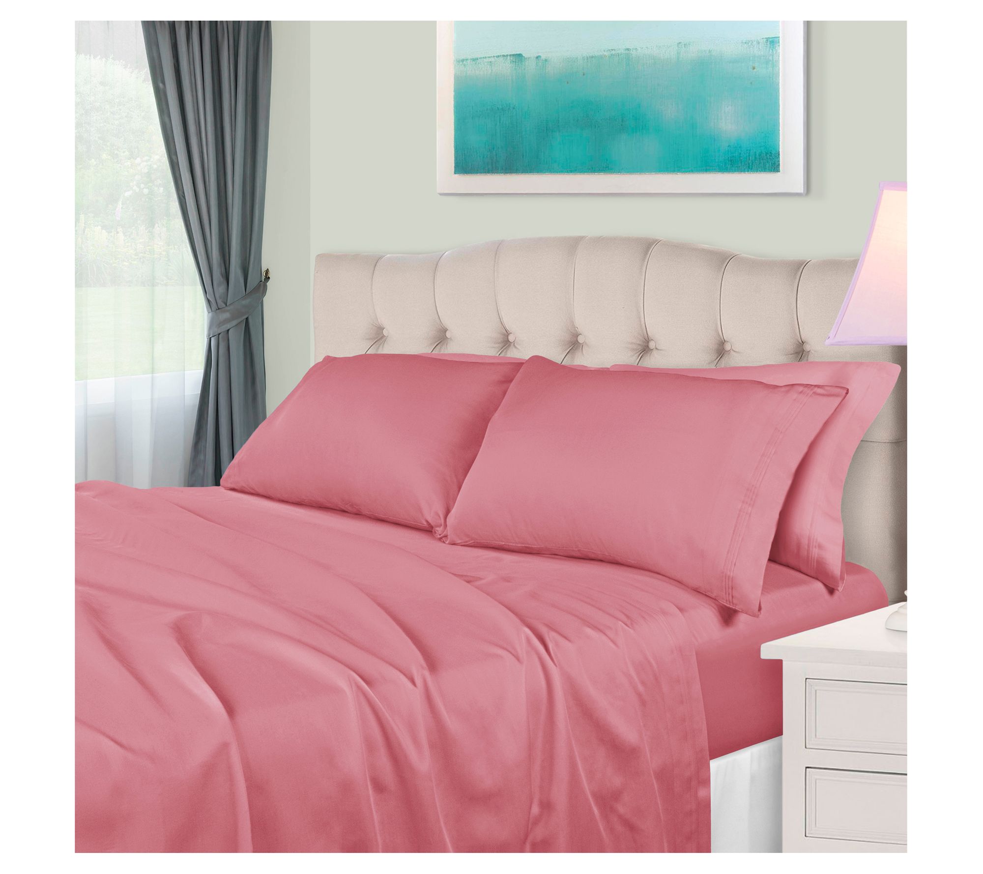 Superior 650TC Egyptian Cotton Sheets, Split Ki ng
