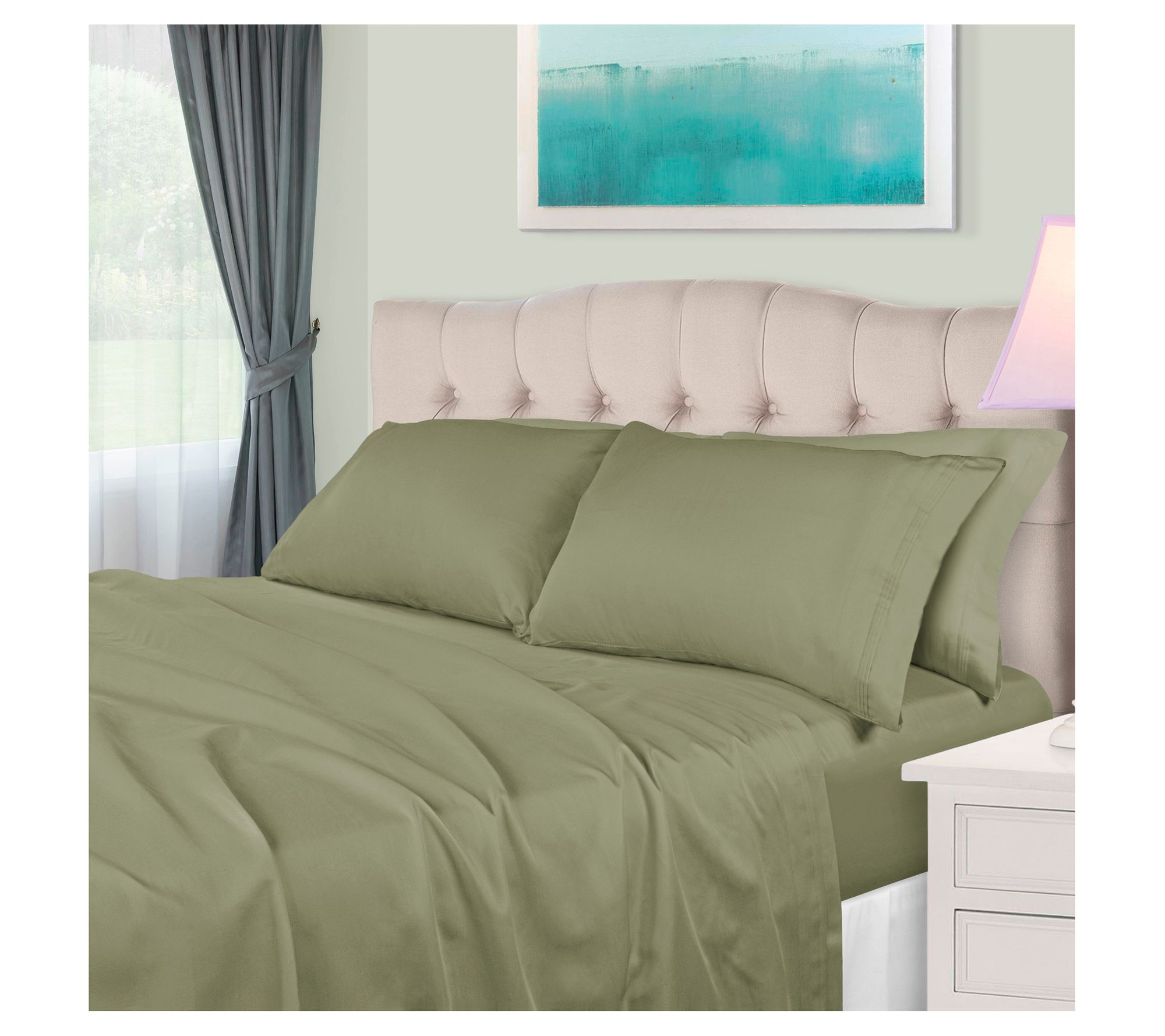 Superior 650TC Egyptian Cotton Sheets, Split King