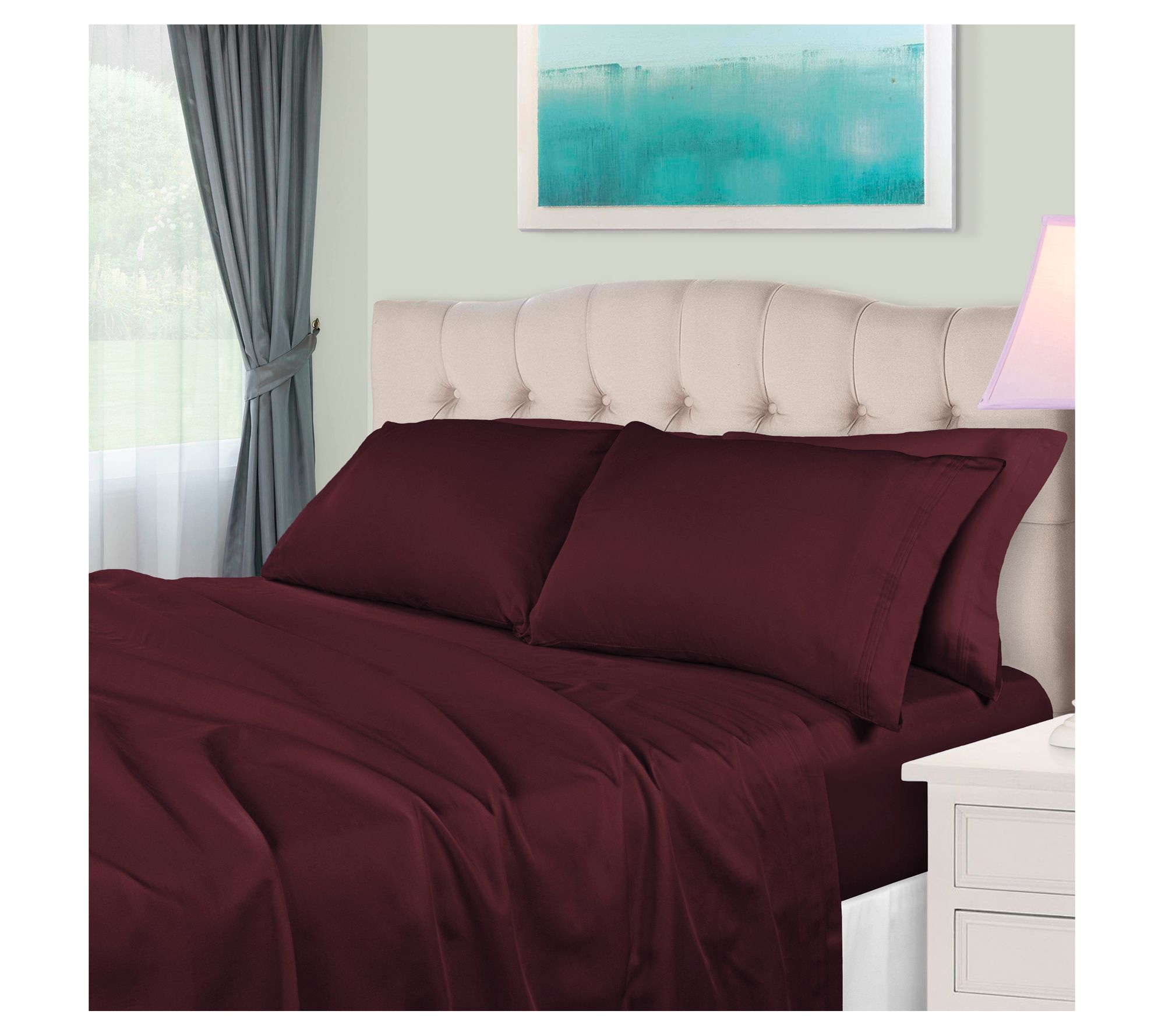 Superior 650TC Egyptian Cotton Sheets, Split King