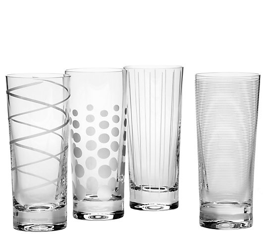 Mikasa Set of 4 Highball Glasses - Cheers Collection
