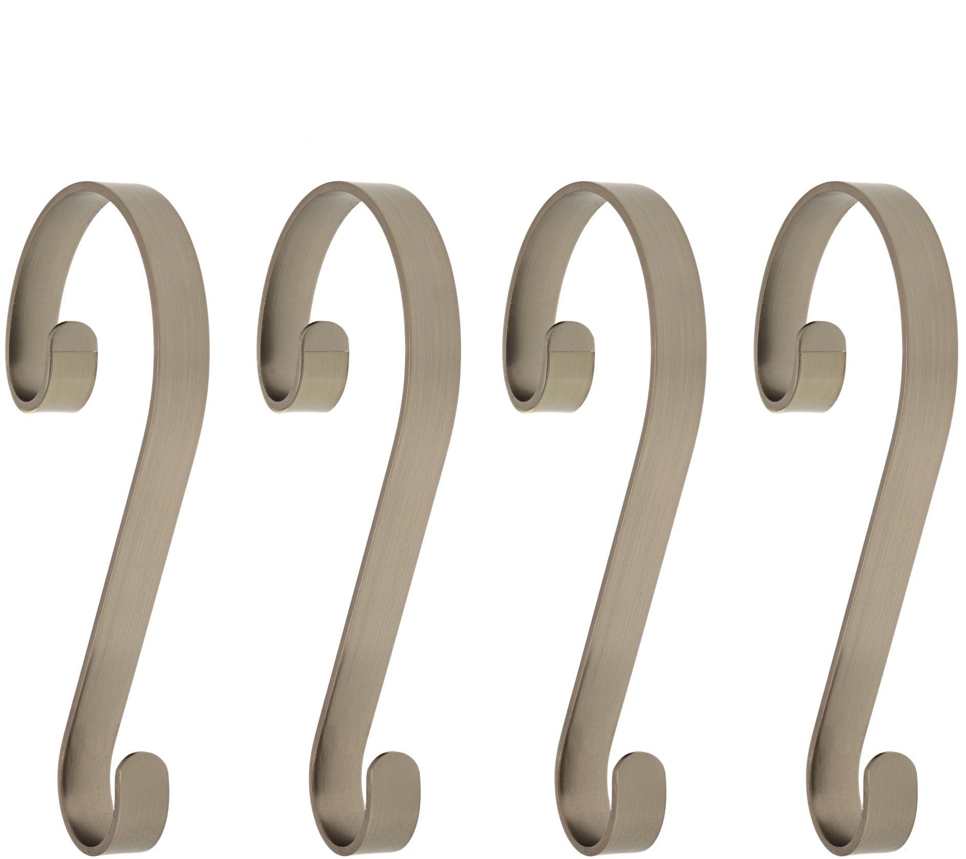 Haute Decor Set of 4 Smooth Stocking Scrolls