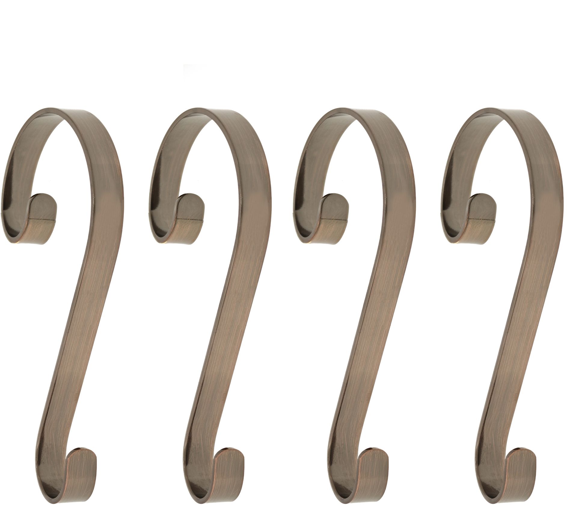 Haute Decor Set of 4 Smooth Stocking Scrolls