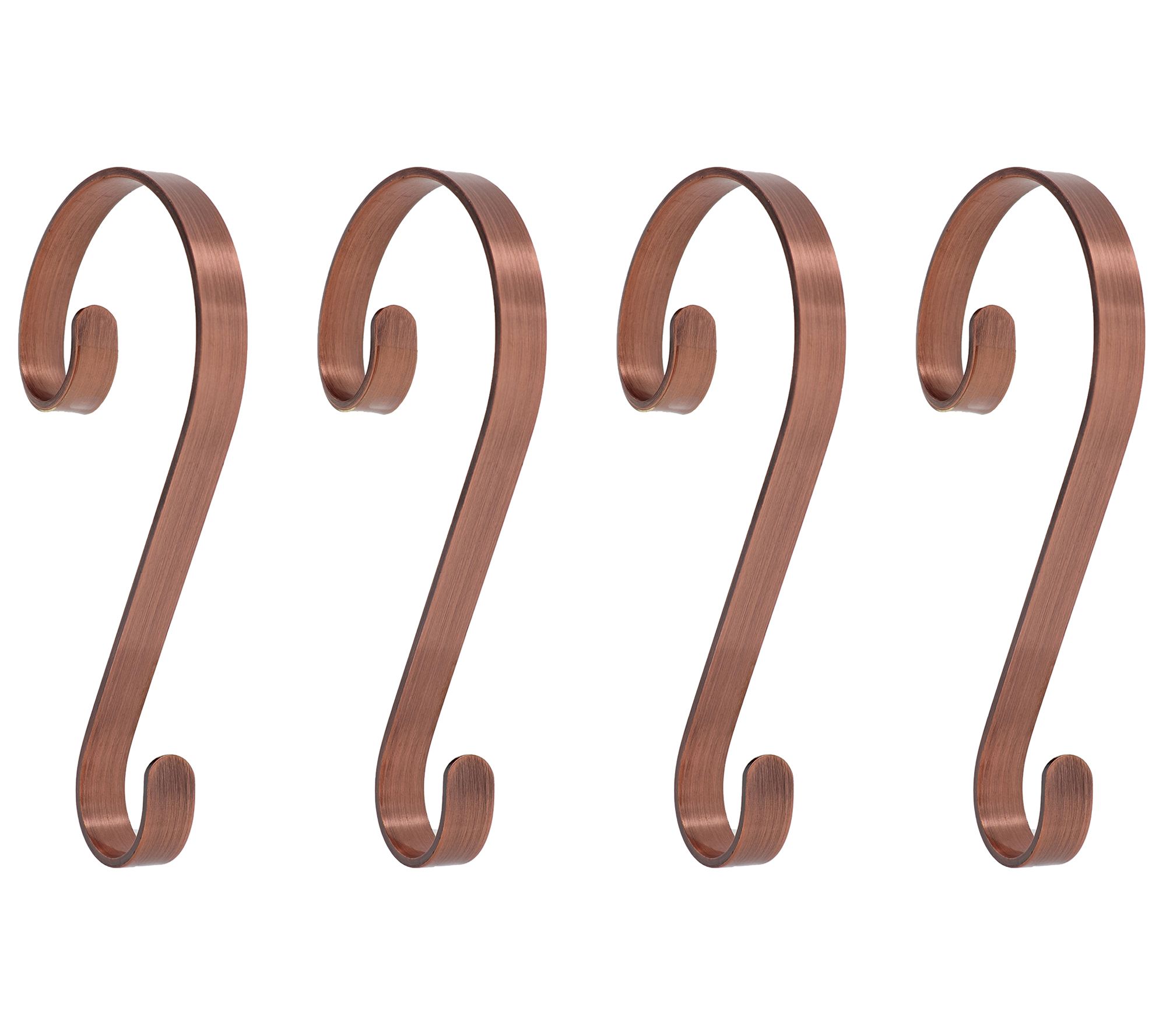 Haute Decor Set of 4 Smooth Stocking Scrolls