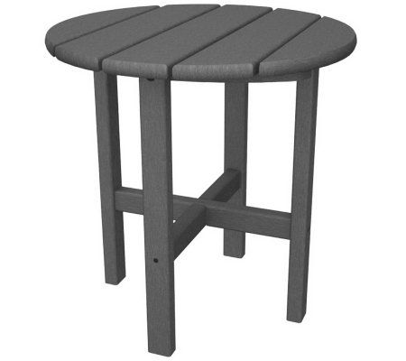 POLYWOOD Round 18" Side Table