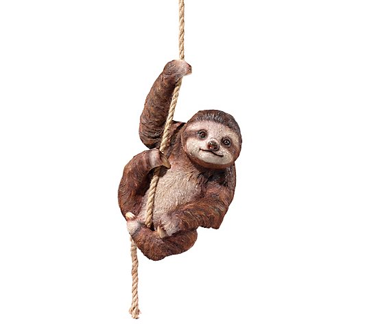 Design Toscano Hanging Hoaratio the 3-Toed Sloth Garden Statue
